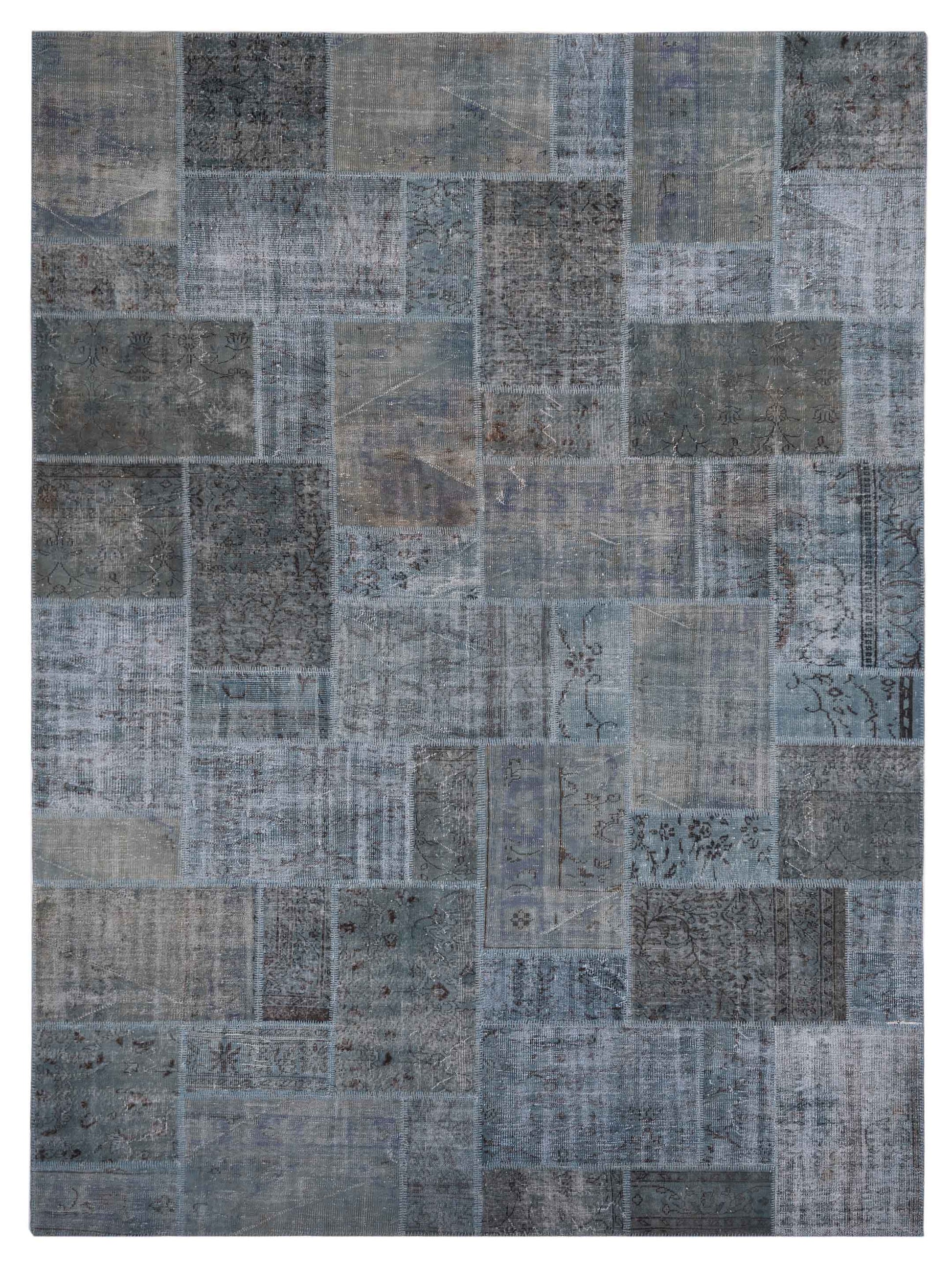 Pasha Turkish Vestige Patchwork  Light Gray  Contemporary