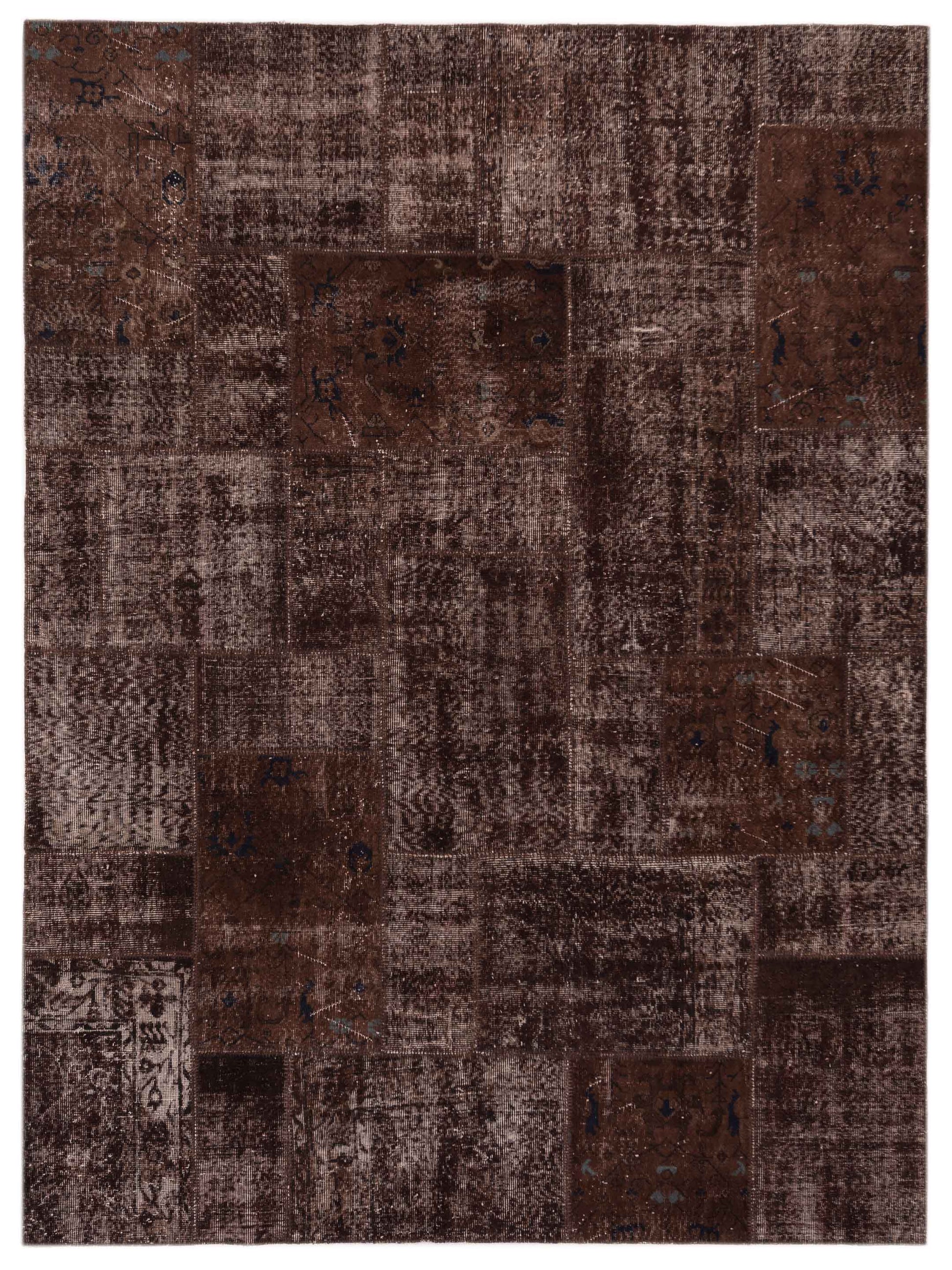 Pasha Turkish Vestige Patchwork  Dark Brown  Contemporary