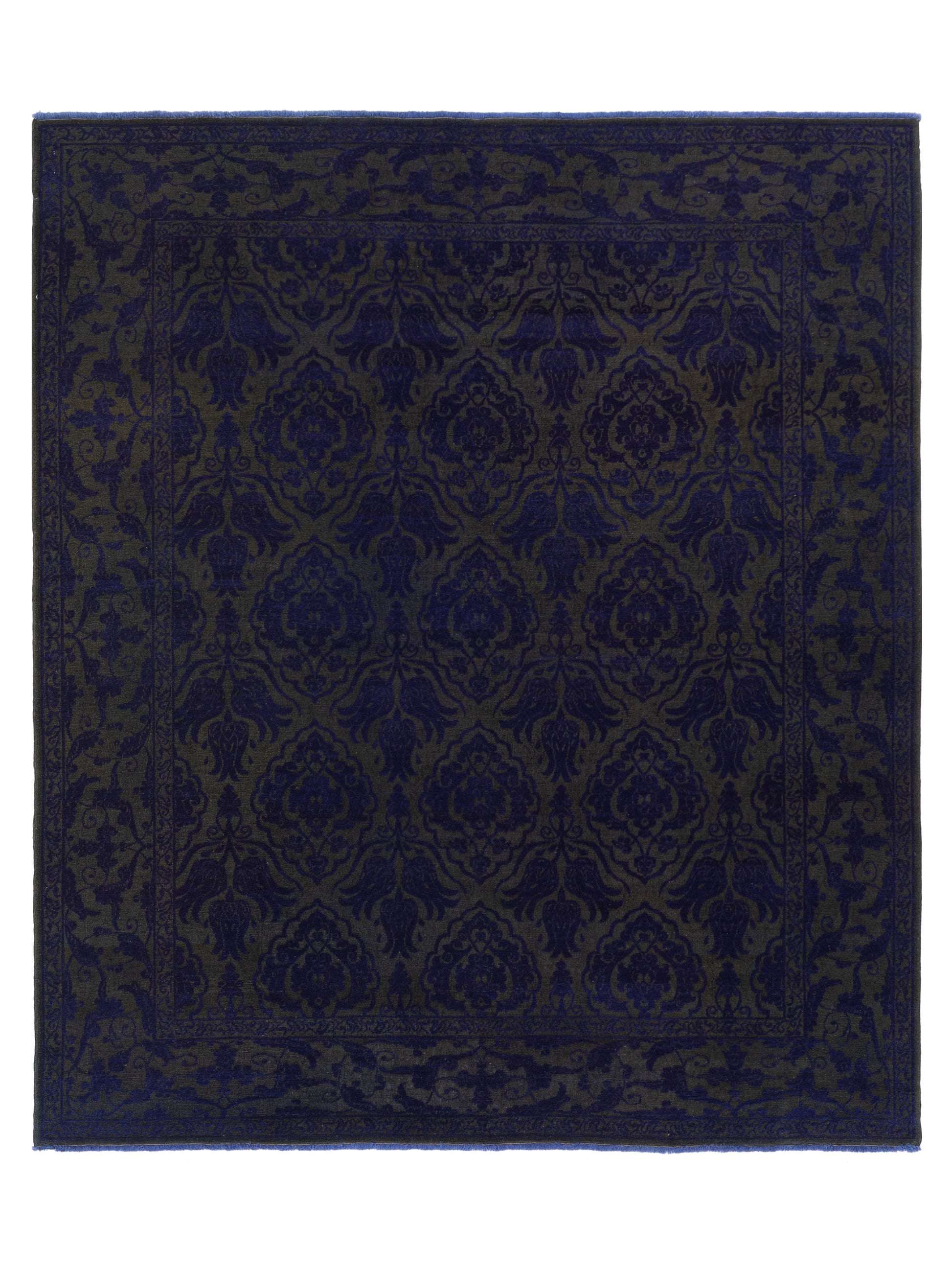 Pasha Color Bouquet  Charcoal Purple Transitional