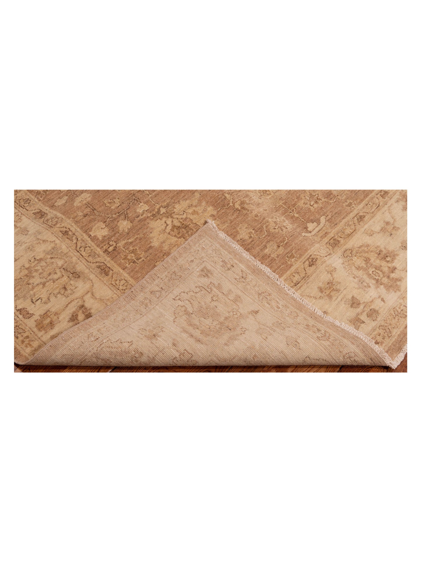 Laila 115189 Brown Ivory 5.9x7.8 Hand Knotted Rug