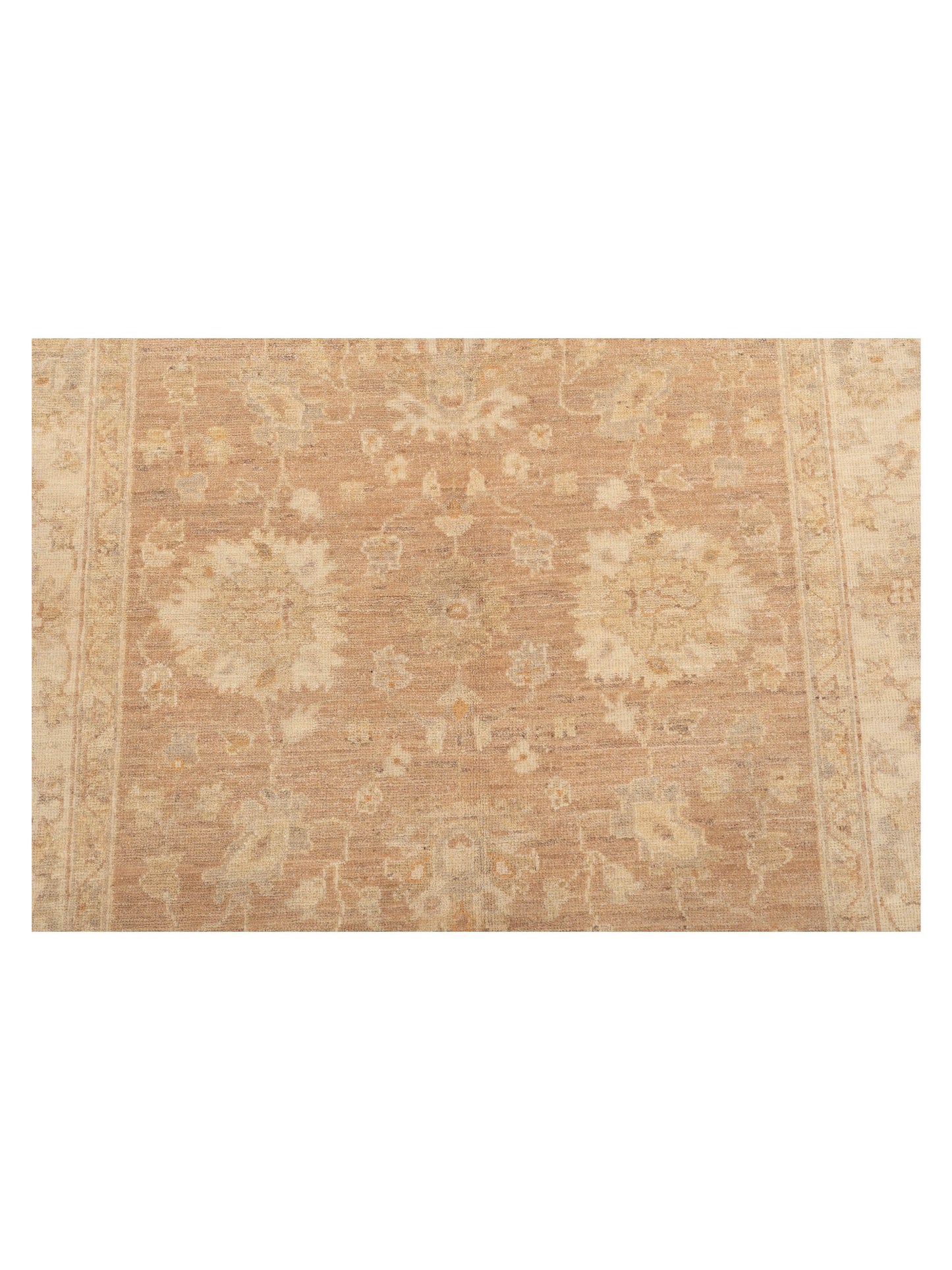Laila 115197 Brown Ivory 3.10x6.1 Hand Knotted Rug