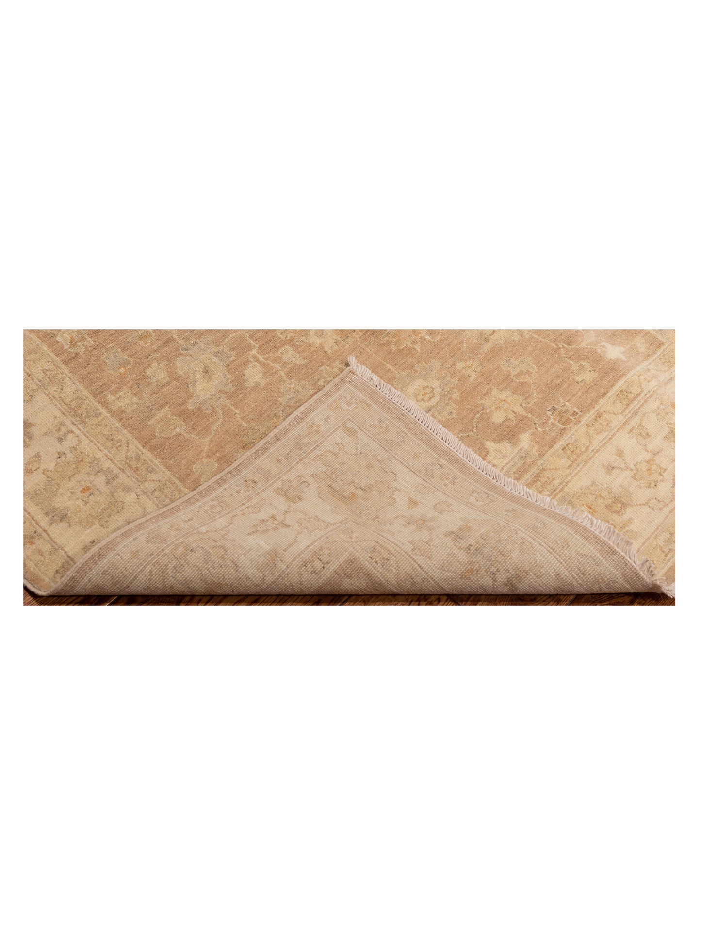 Laila 115197 Brown Ivory 3.10x6.1 Hand Knotted Rug