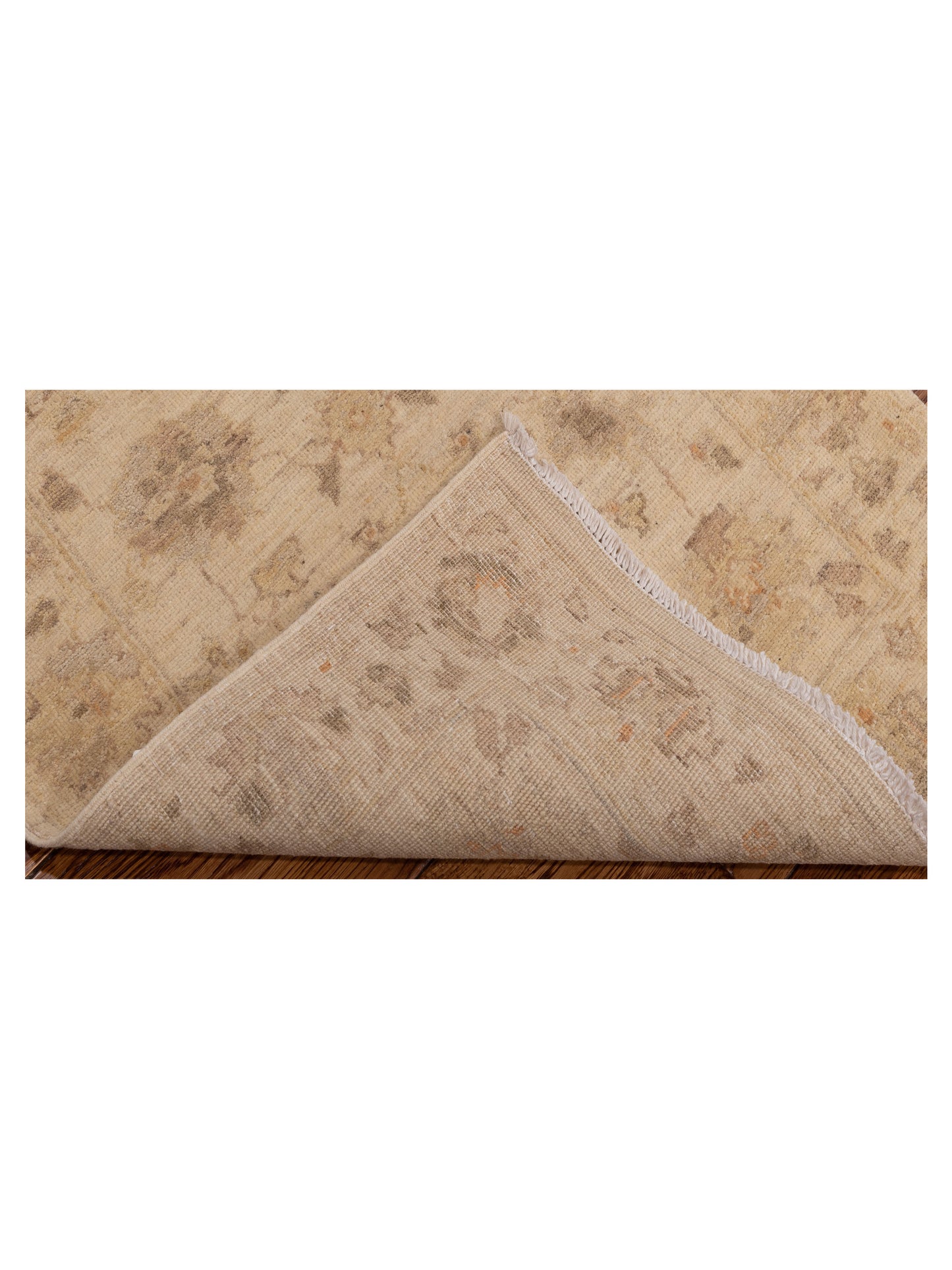 Laila 115265 Ivory Ivory 2.7x8 Hand Knotted Rug