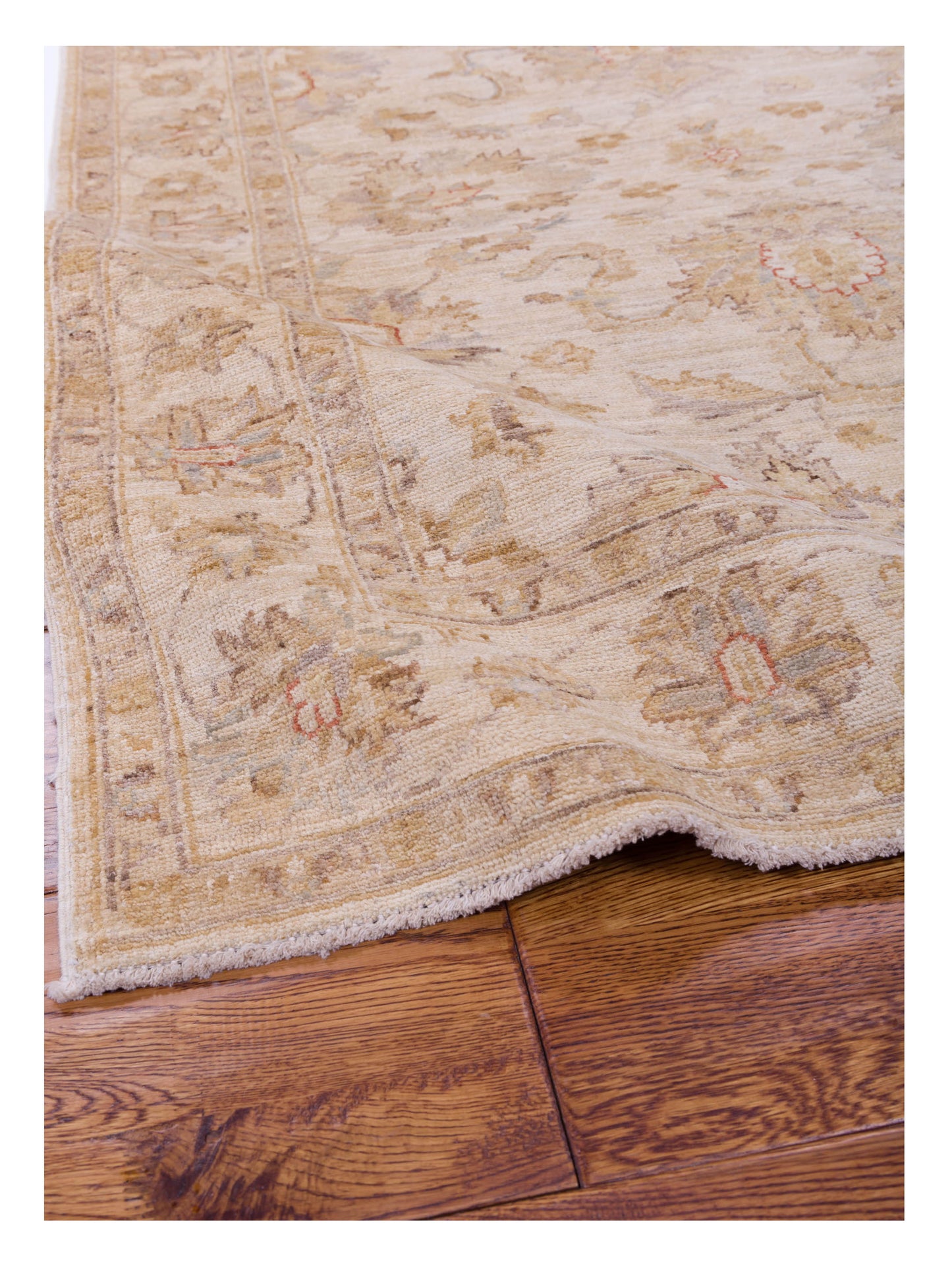 Sultan 116821 Ivory Ivory 3.11x5.6 Hand Knotted Rug