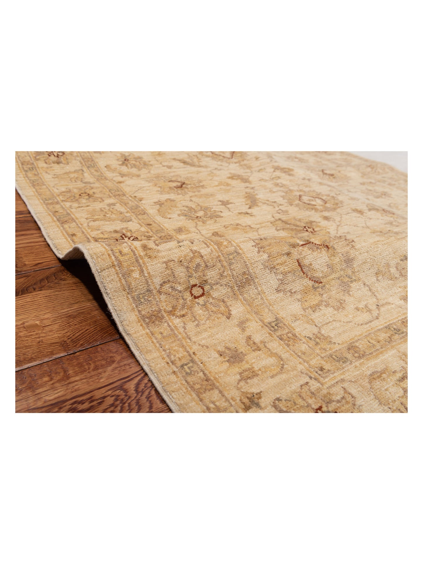 Sultan 116825 Ivory Ivory 4.1x5.5 Hand Knotted Rug