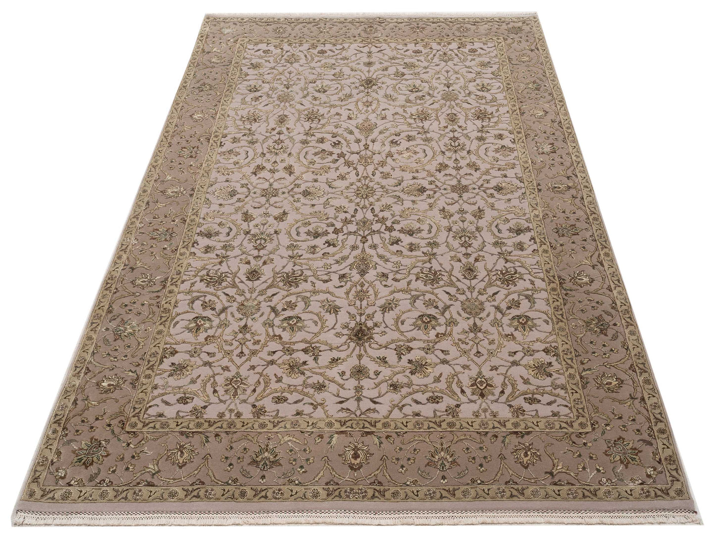Imperial 118968 Cream Beige 6.6x10.7 Hand Knotted Rug