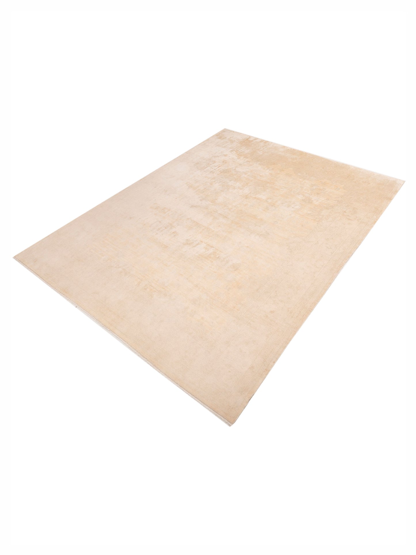 Oushak Shah 119137 Pink Beige 10.3x13.5 Hand Knotted Rug