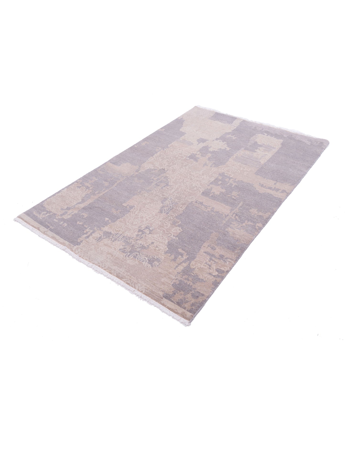 Tibetino 120216 Gray 3.11x6.1 Hand Knotted Rug