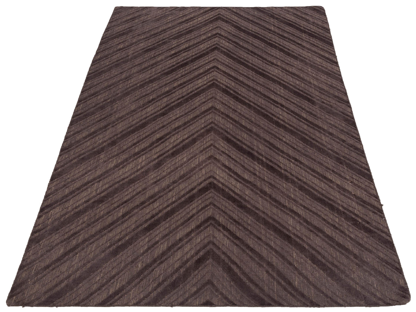 Himalayan 120389 Brown 6x9 Hand Knotted Rug