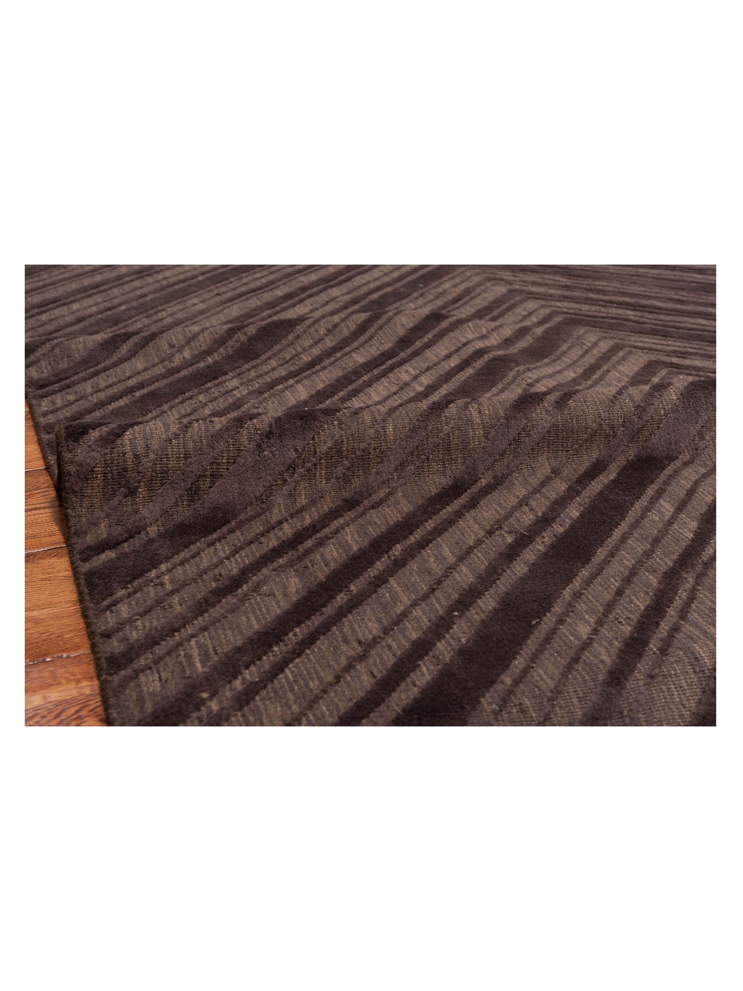 Himalayan 120389 Brown 6x9 Hand Knotted Rug