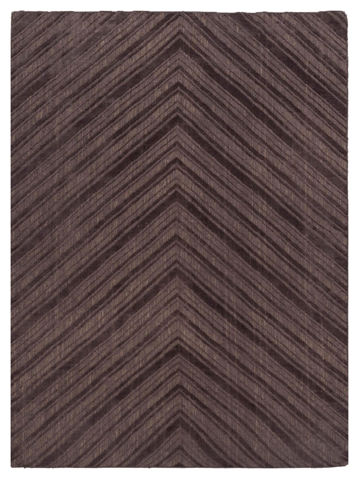 Himalayan 120389 Brown 6x9 Hand Knotted Rug
