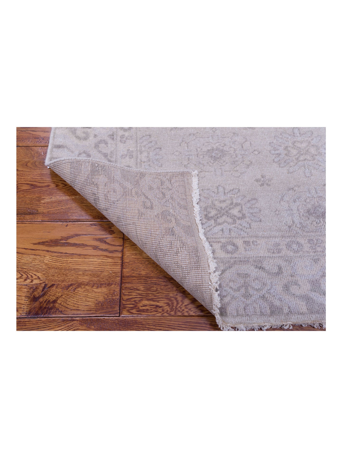 Evren 120416 Silver 4x6 Hand Knotted Rug