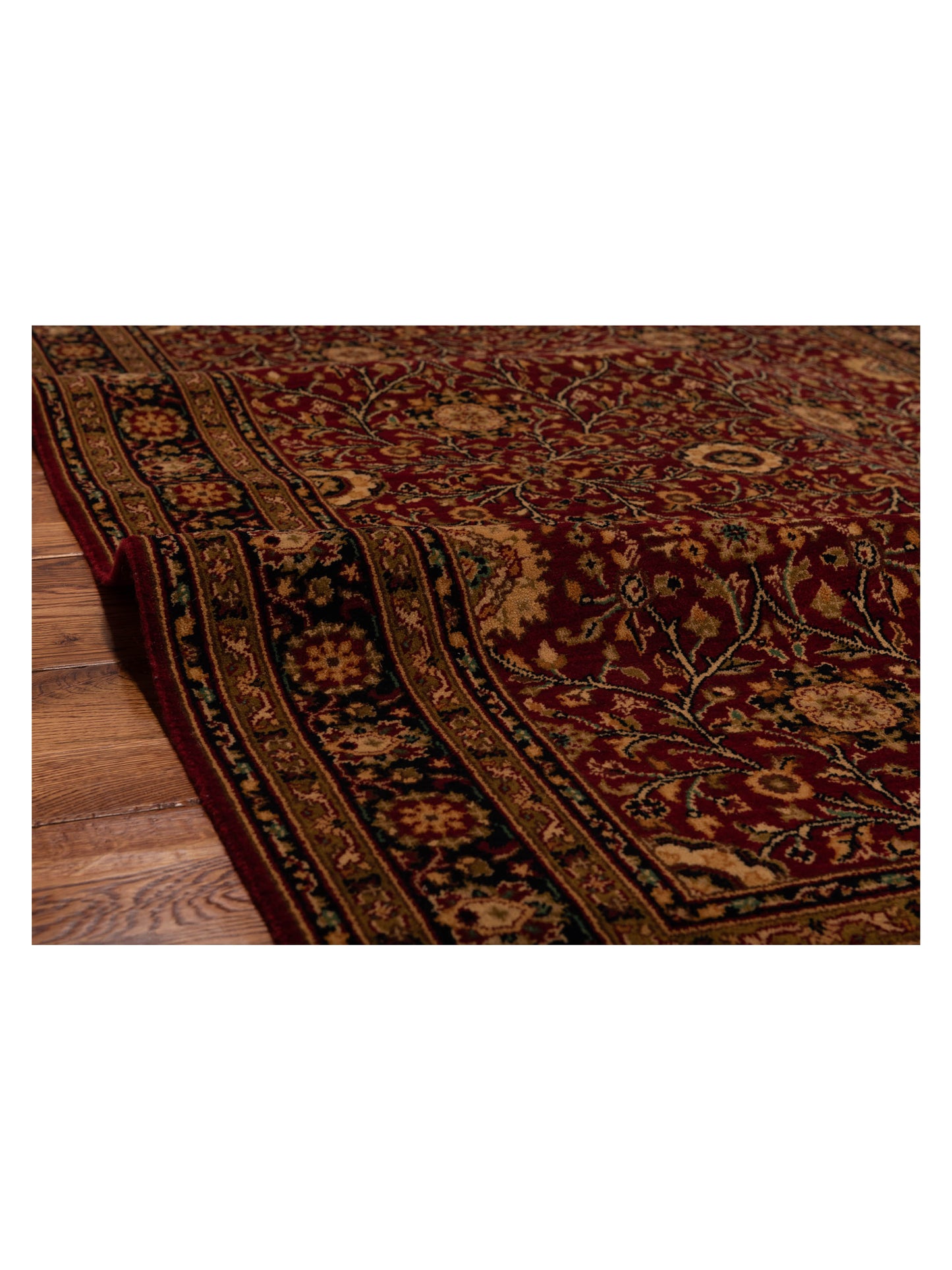 Sivas 121439 Red Black 4.1x5.11 Hand Knotted Rug