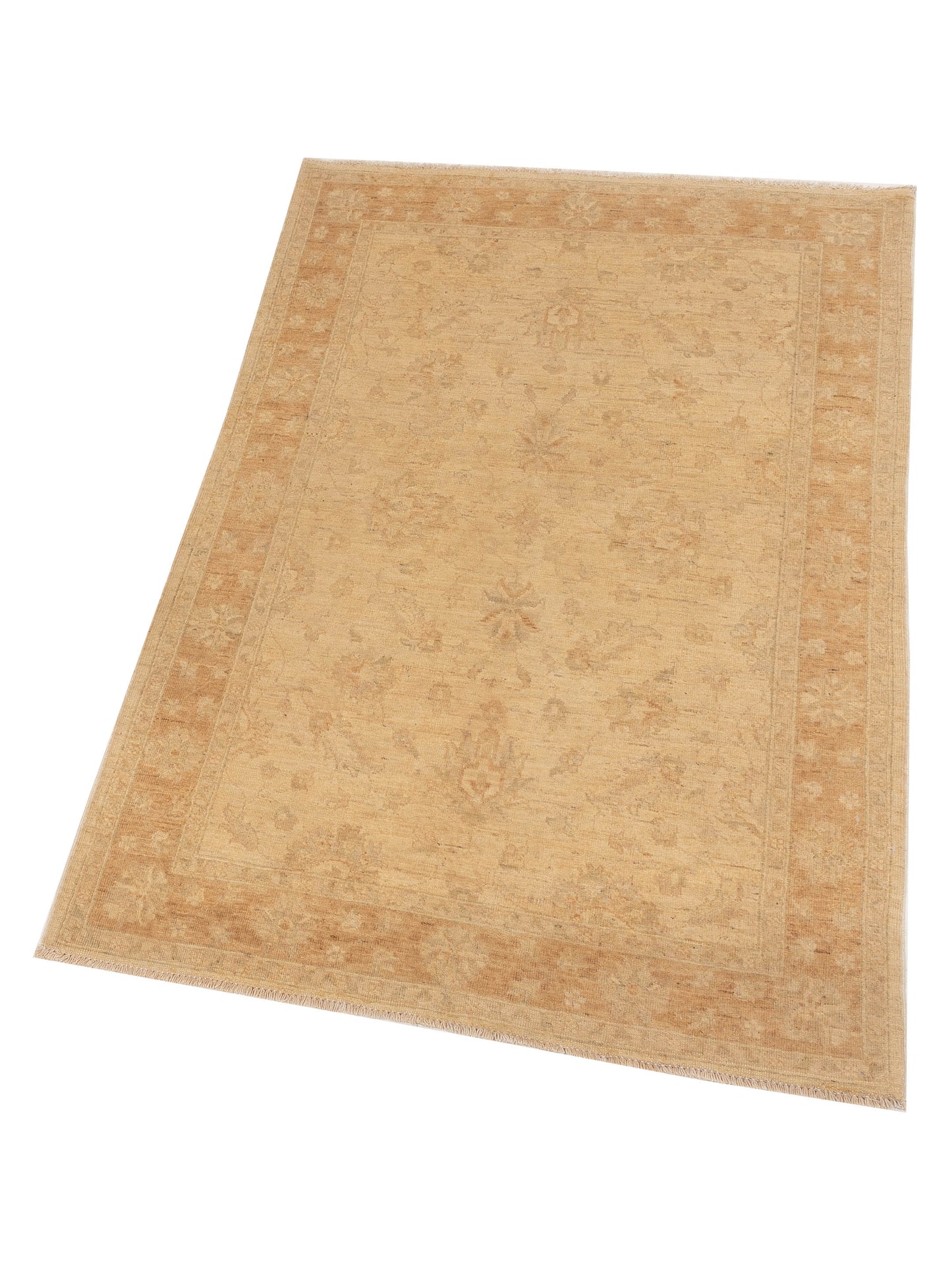 Sultan 121733 Cream Copper 3.11x5.10 Hand Knotted Rug
