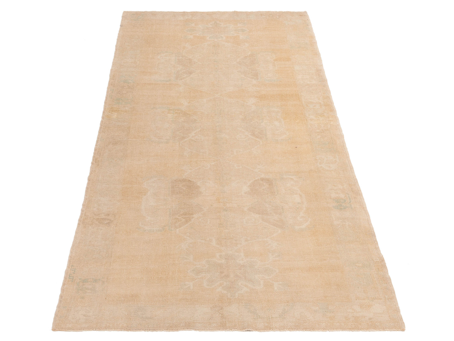 Old Anatolian 121849 Beige Beige 5.1x10.3 Hand Knotted Rug