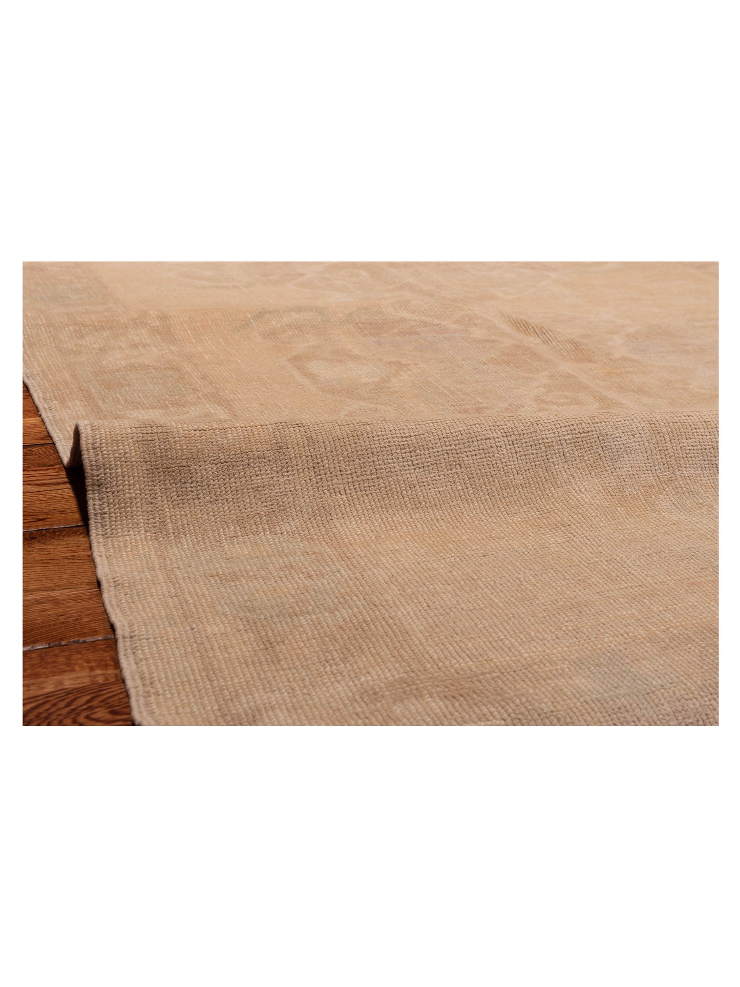 Old Anatolian 121857 Beige Beige 5.3x10.3 Hand Knotted Rug