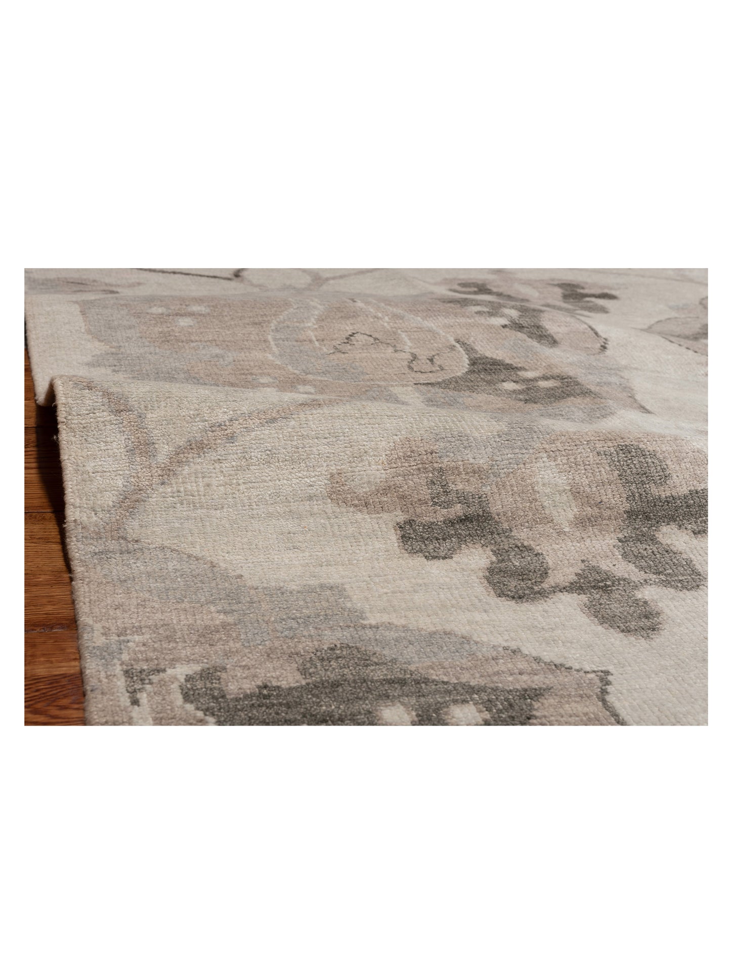 Tibetino 122530 Silver 8.1x9.11 Hand Knotted Rug
