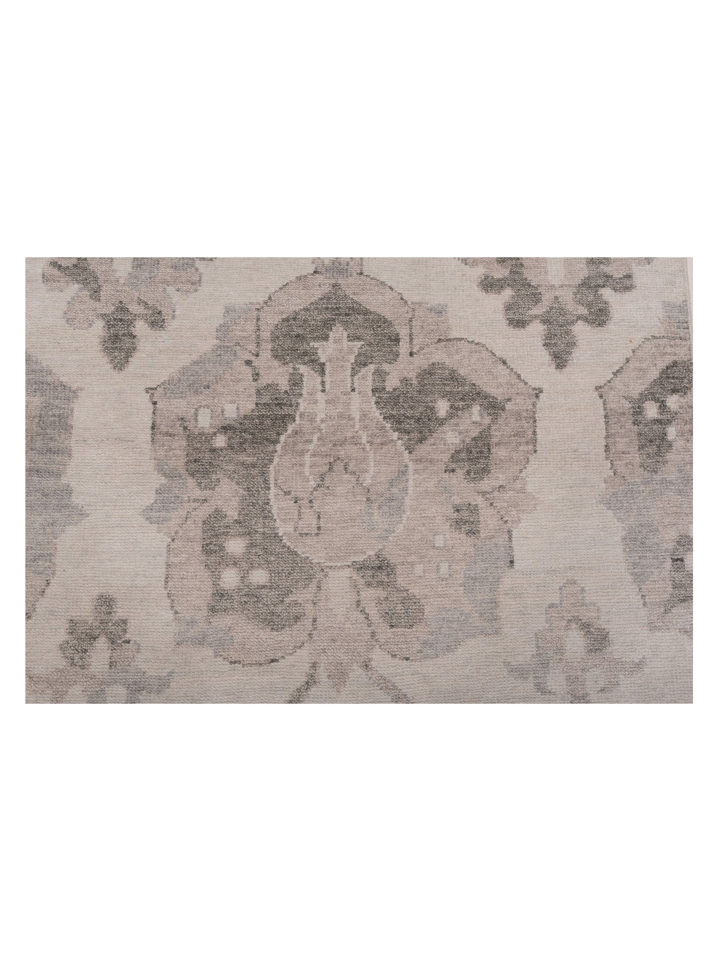 Tibetino 122541 Silver Gray 3.11x5.11 Hand Knotted Rug