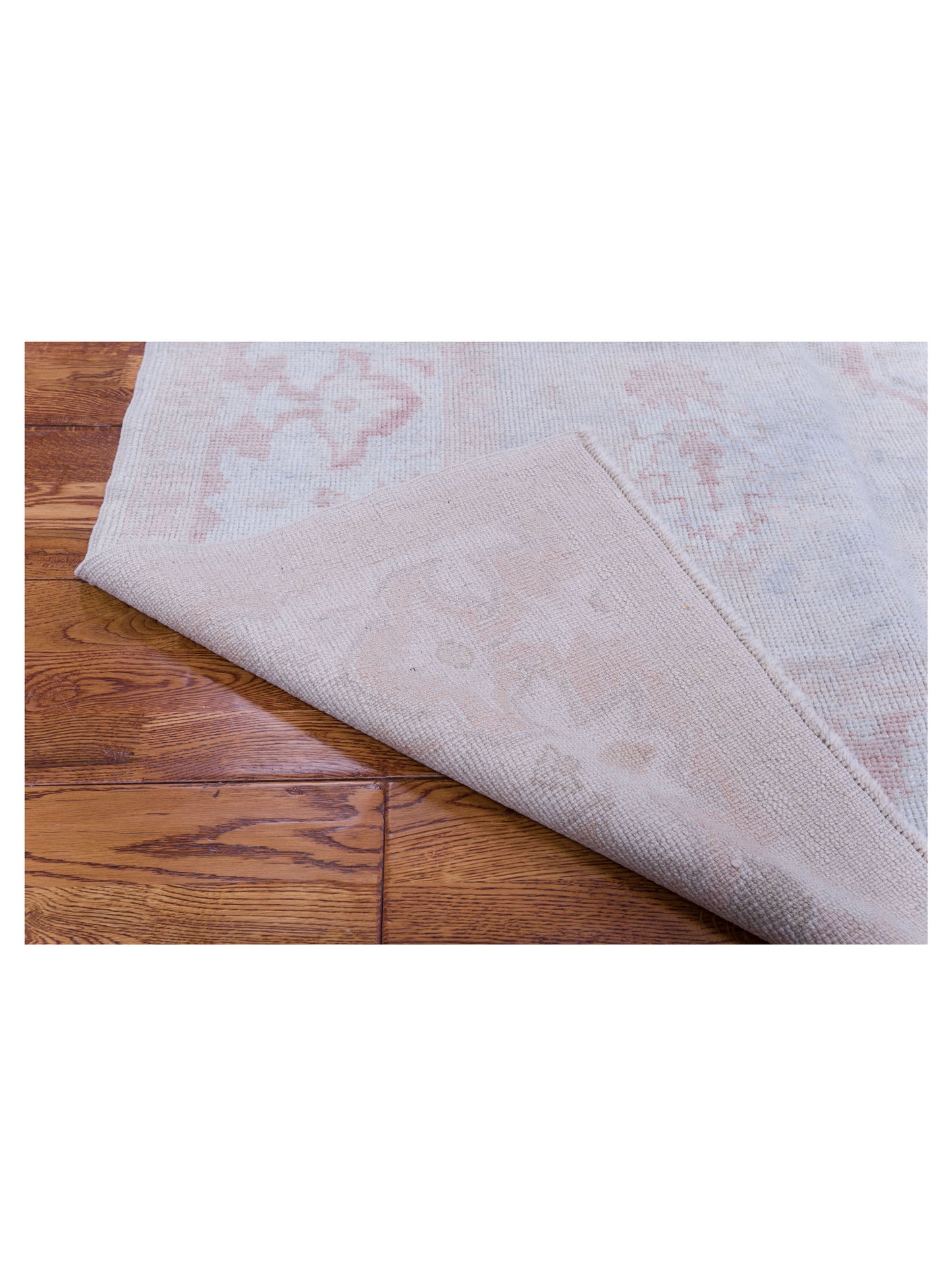 Anadol Oushak 122624 Beige Silver 8x9.2 Hand Knotted Rug