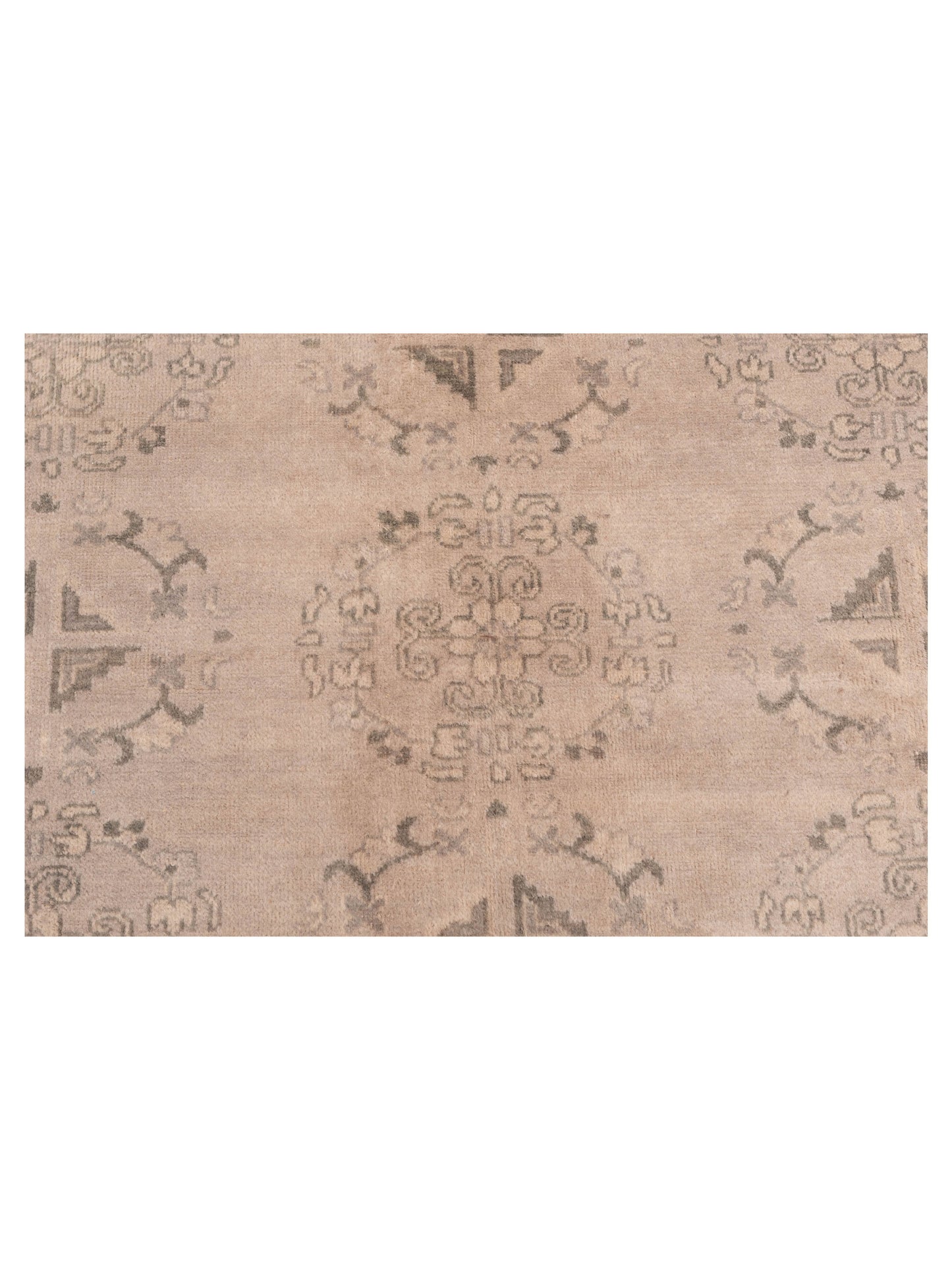 Evren 123466 Gray Green 6.1x8.10 Hand Knotted Rug