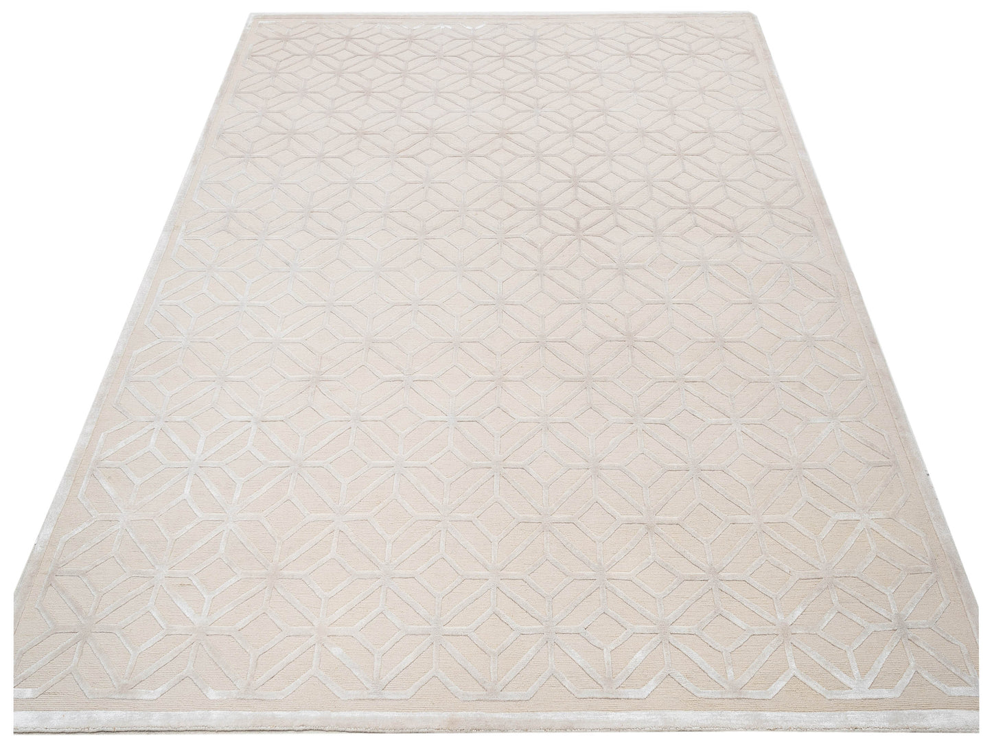 Tibetino 124224 Beige 8.2x10.1 Hand Knotted Rug