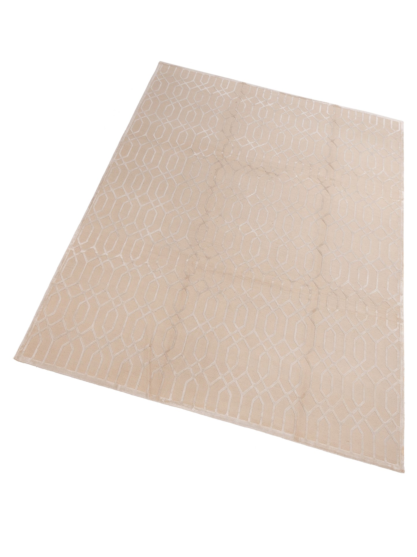 Tibetino 124243 Cream Ivory 9x12.1 Hand Knotted Rug