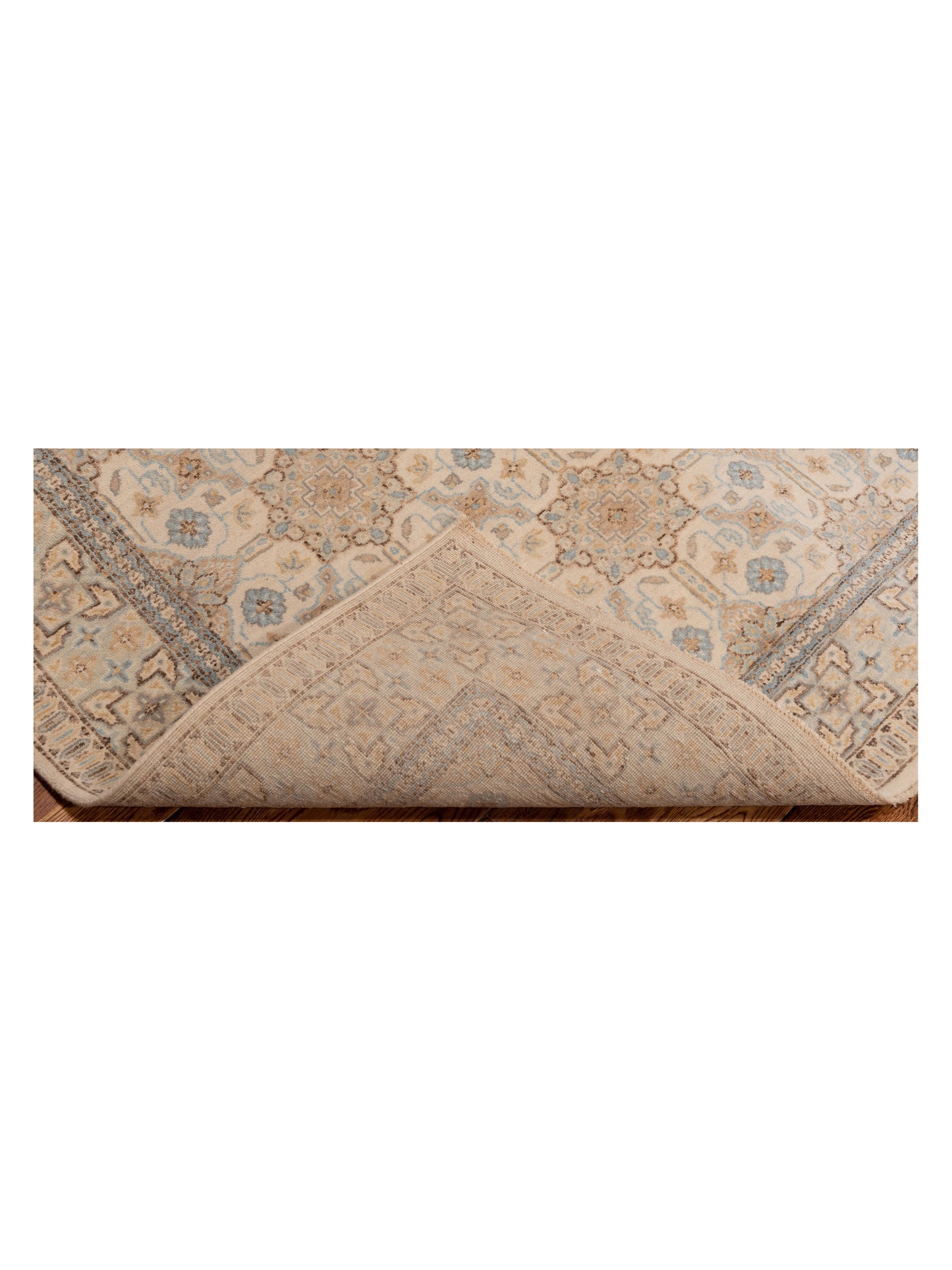 Laila 125083 Ivory Beige 4.1x6.1 Hand Knotted Rug