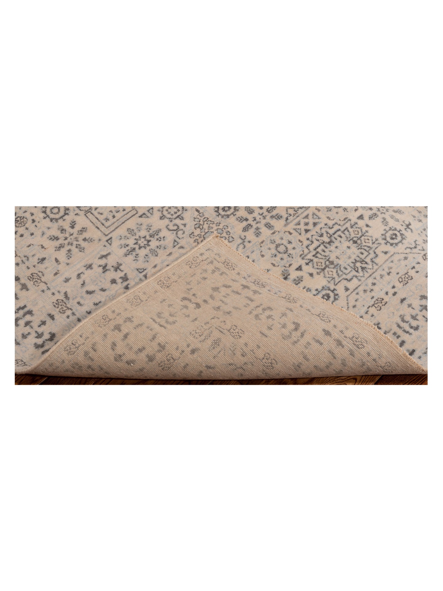 Mamluk 125088 Ivory Ivory 4.2x6 Hand Knotted Rug