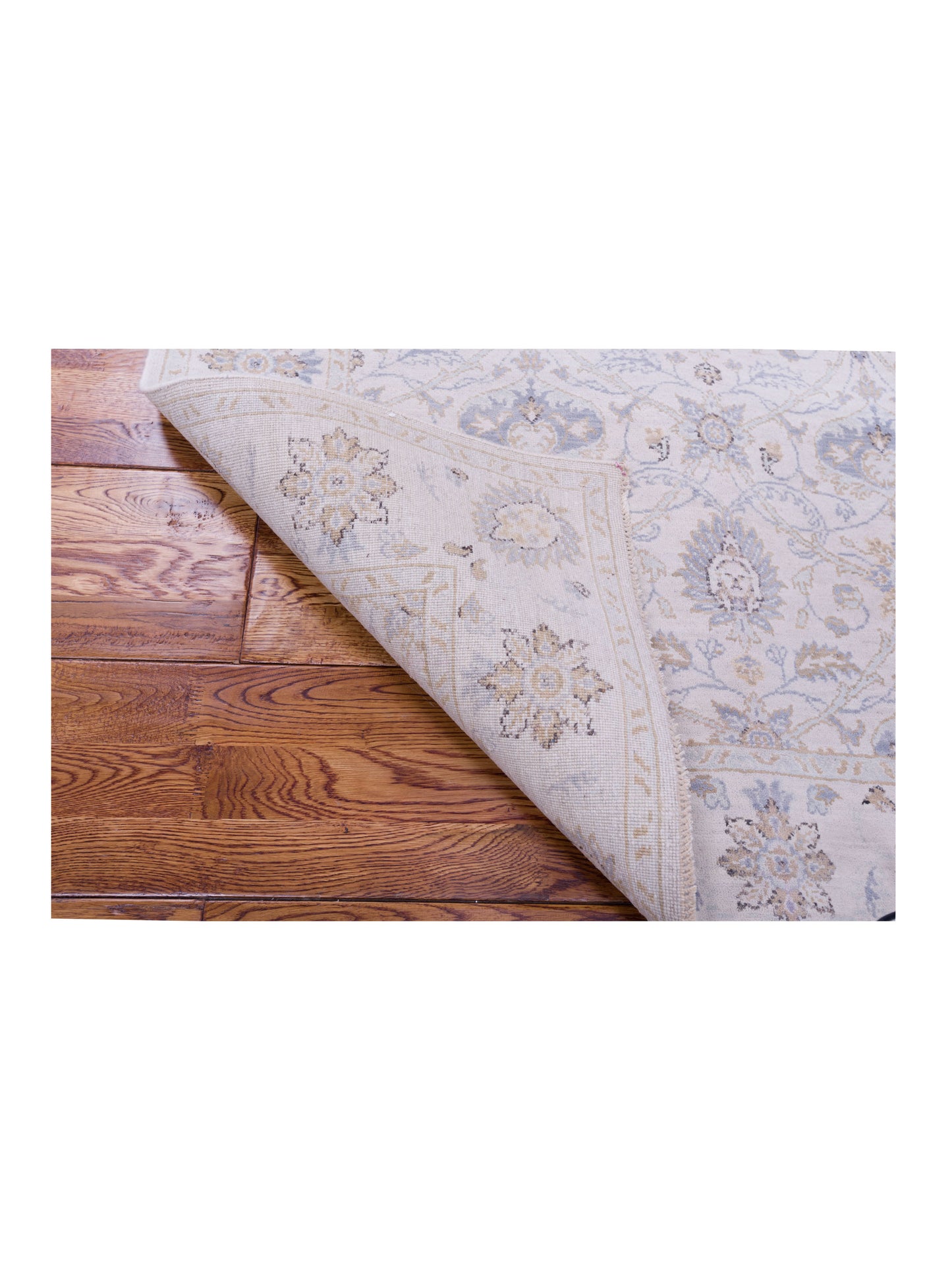Laila 125124 Ivory Ivory 3.11x6 Hand Knotted Rug