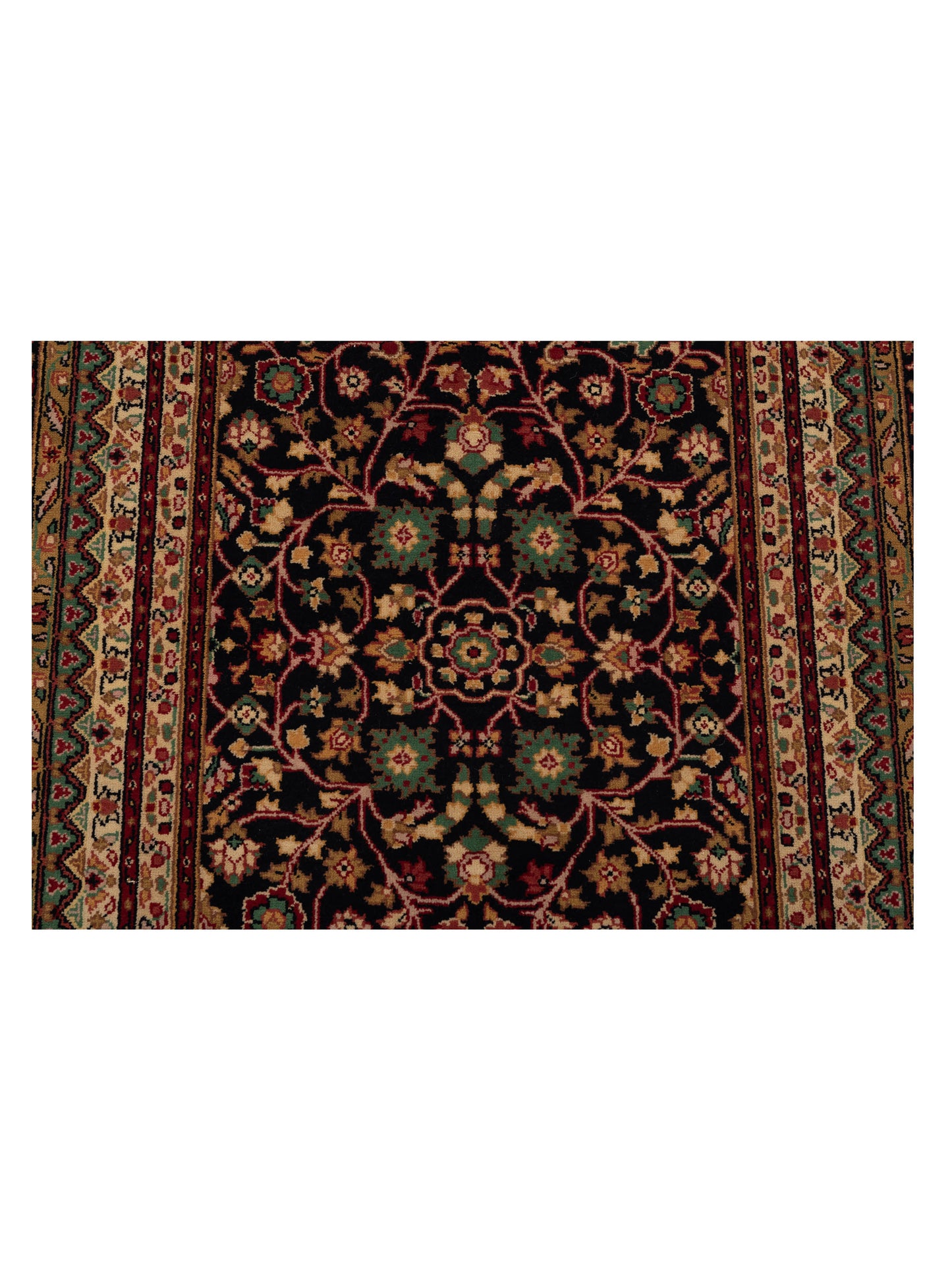 Sivas 127014 Black Red 4.1x6 Hand Knotted Rug