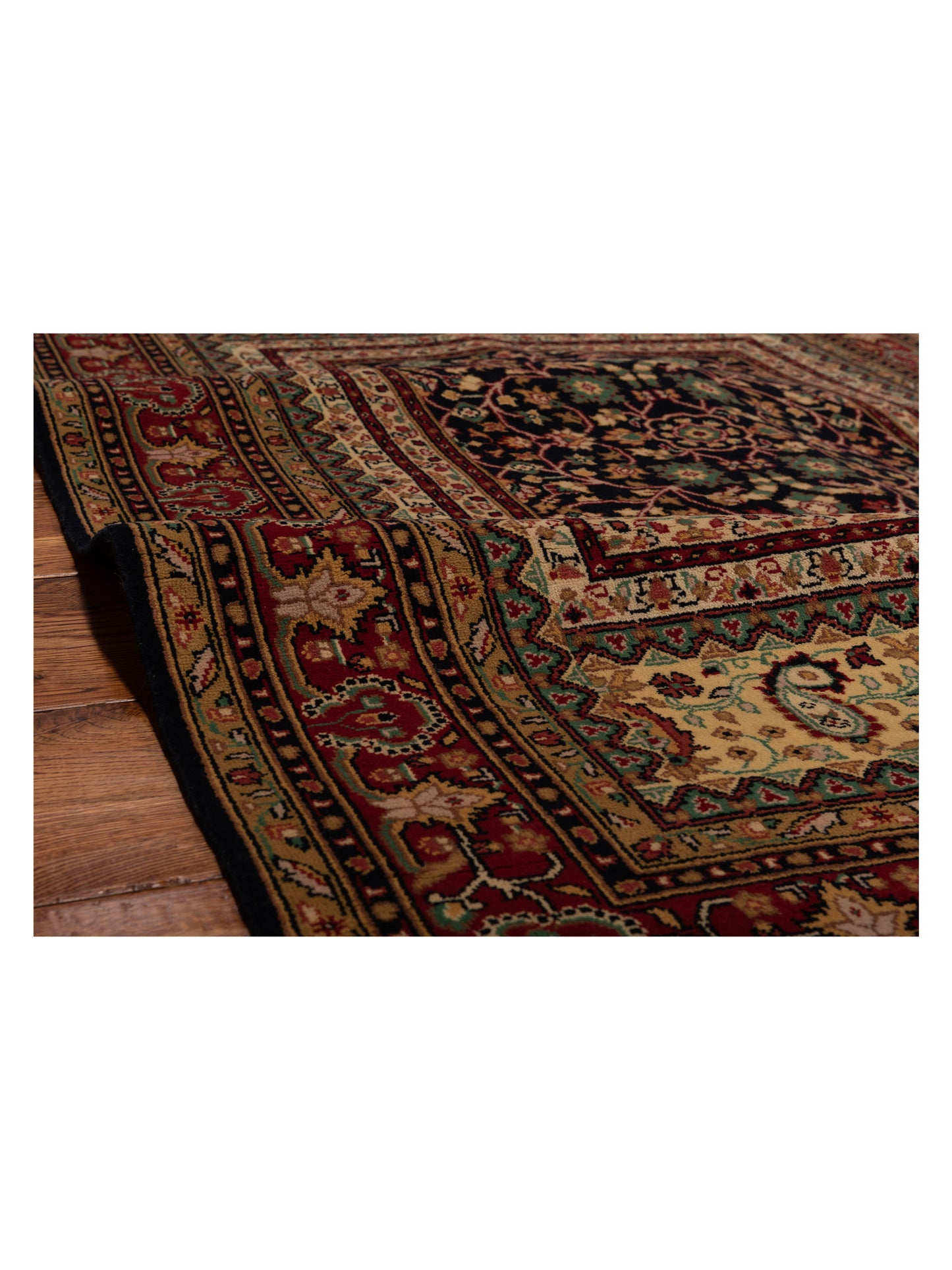 Sivas 127014 Black Red 4.1x6 Hand Knotted Rug