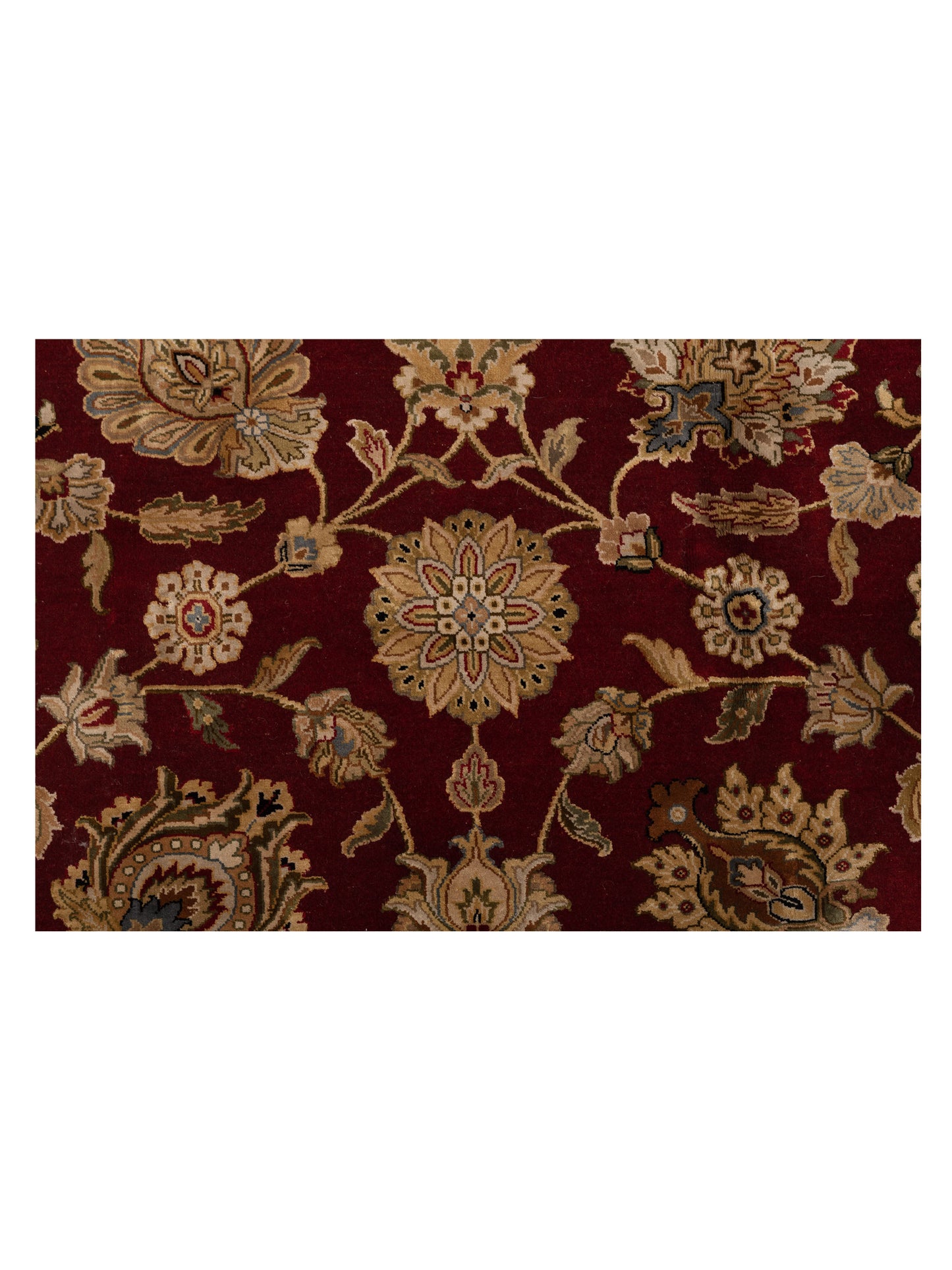 Imperial Silk 127214 Red Ivory 6x8.10 Hand Knotted Rug