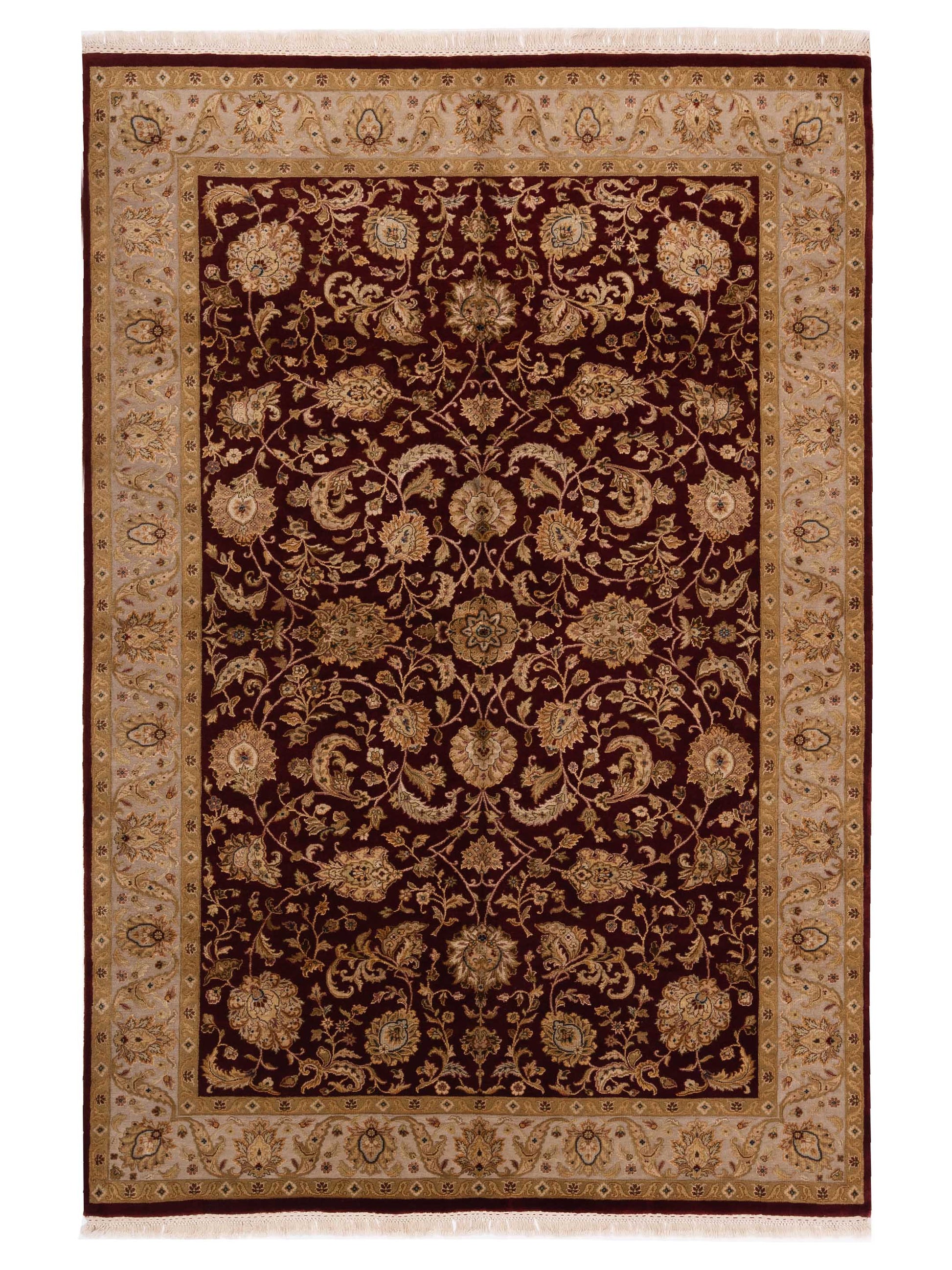 Rajpur Imperial Silk  Red Beige Traditional