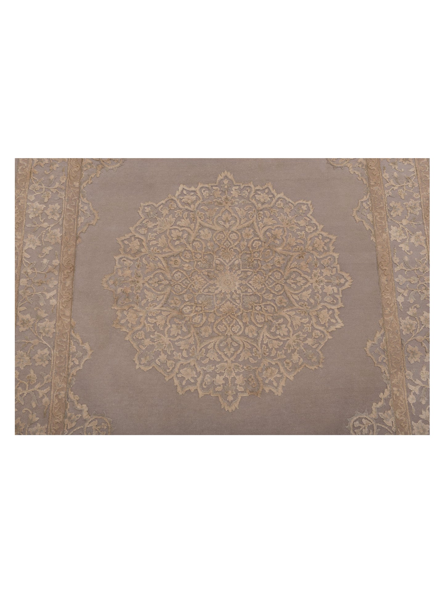 Imperial Silk 127284 Gray 4.1x6.2 Hand Knotted Rug