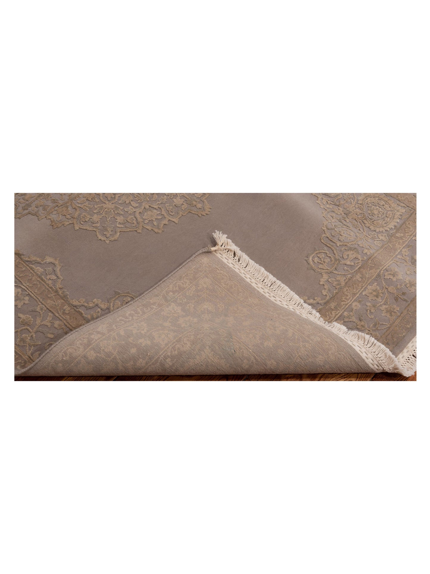 Imperial Silk 127284 Gray 4.1x6.2 Hand Knotted Rug