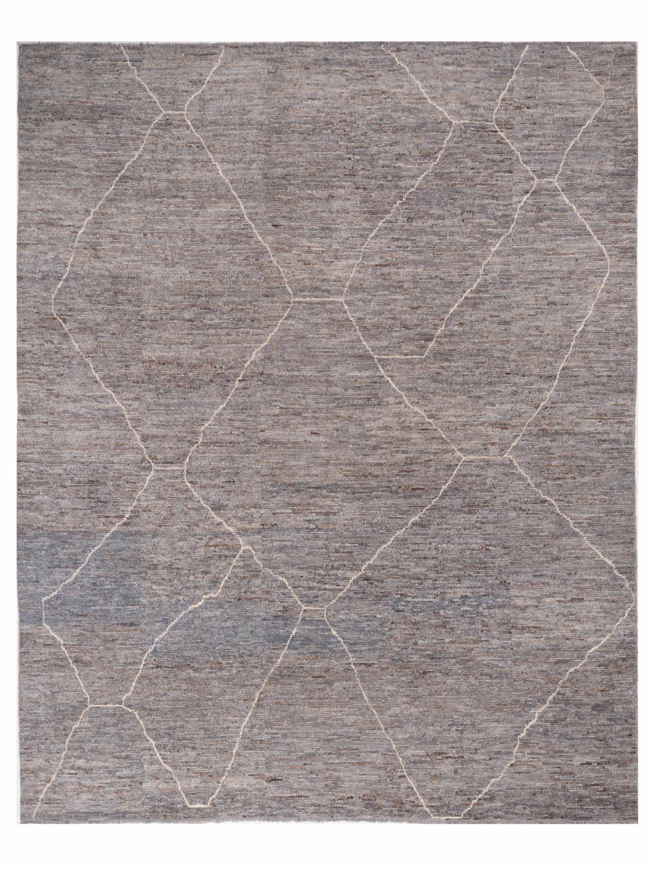 Berber Efes Gray Naturel 12.4x15.5 Hand Knotted Rug – Anadol Rugs
