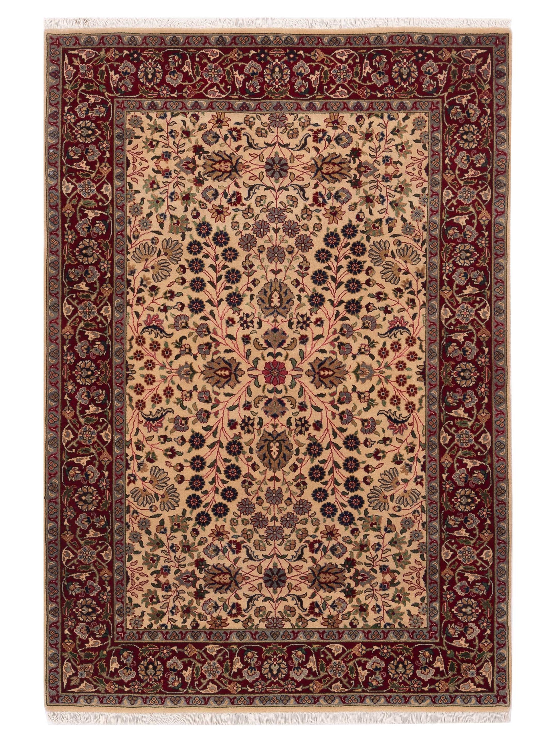Pasha Hereke  Ivory Red Traditional