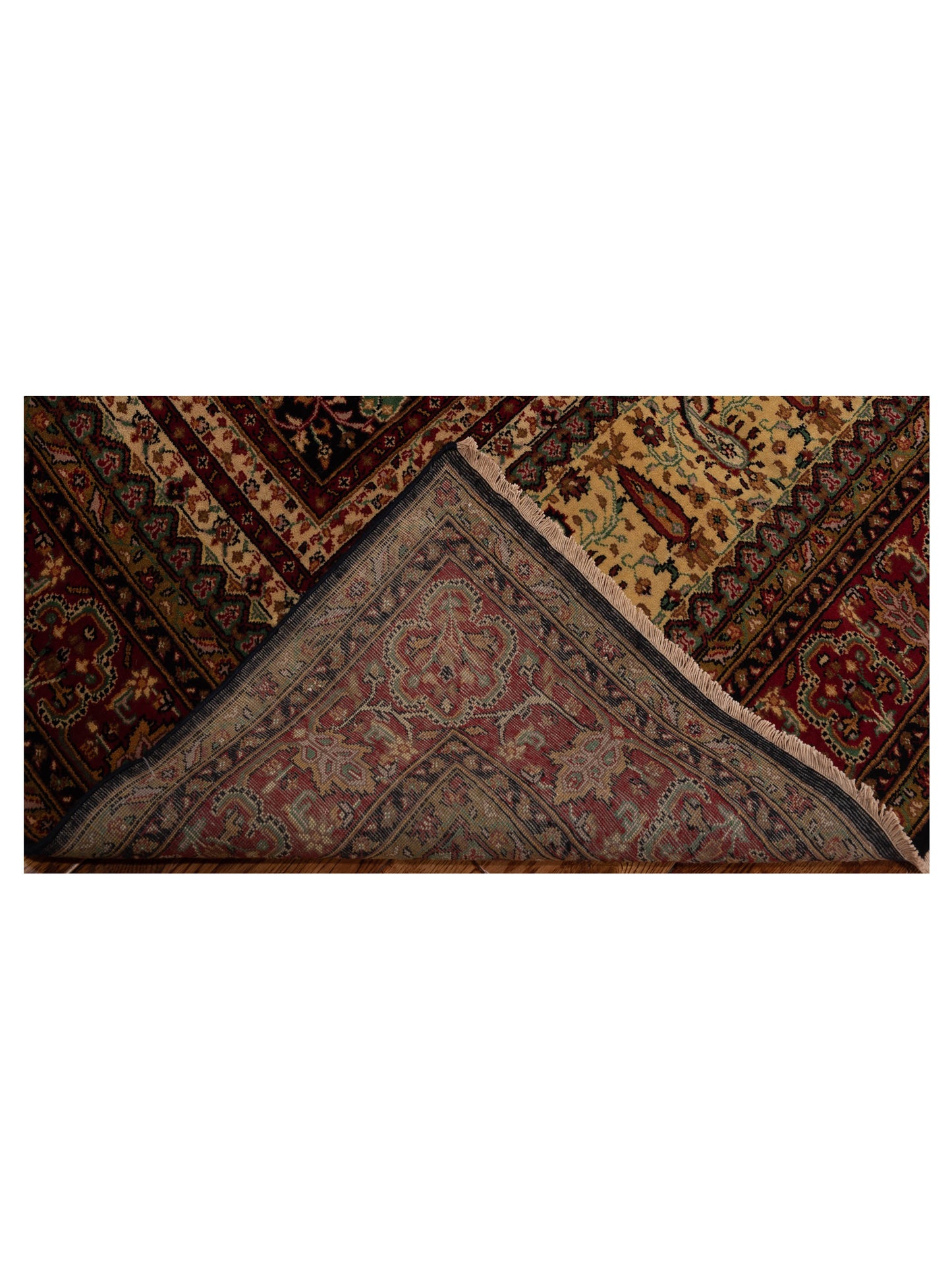 Sivas 129432 Black Red 5.9x8.11 Hand Knotted Rug