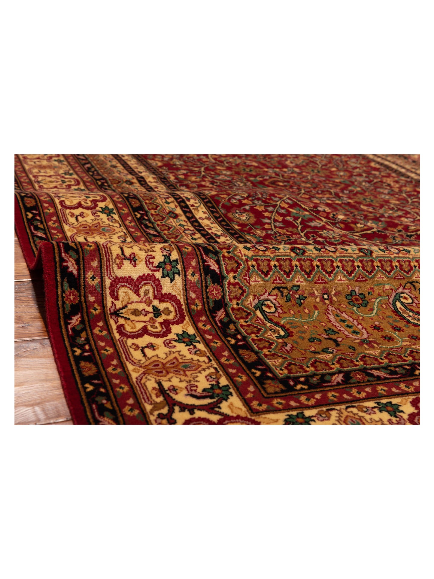 Sivas 129440 Red Ivory 6.1x9.2 Hand Knotted Rug