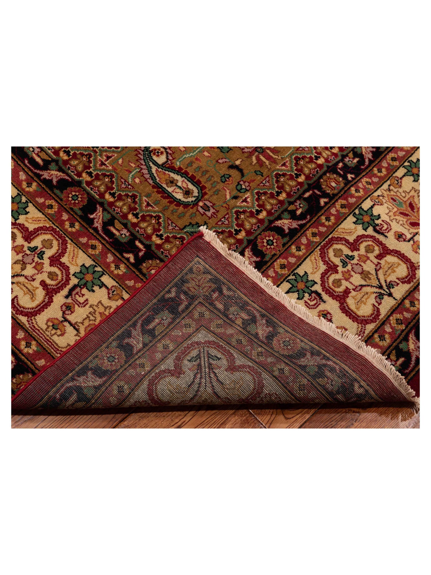 Sivas 129496 Red Ivory 9.1x12.4 Hand Knotted Rug