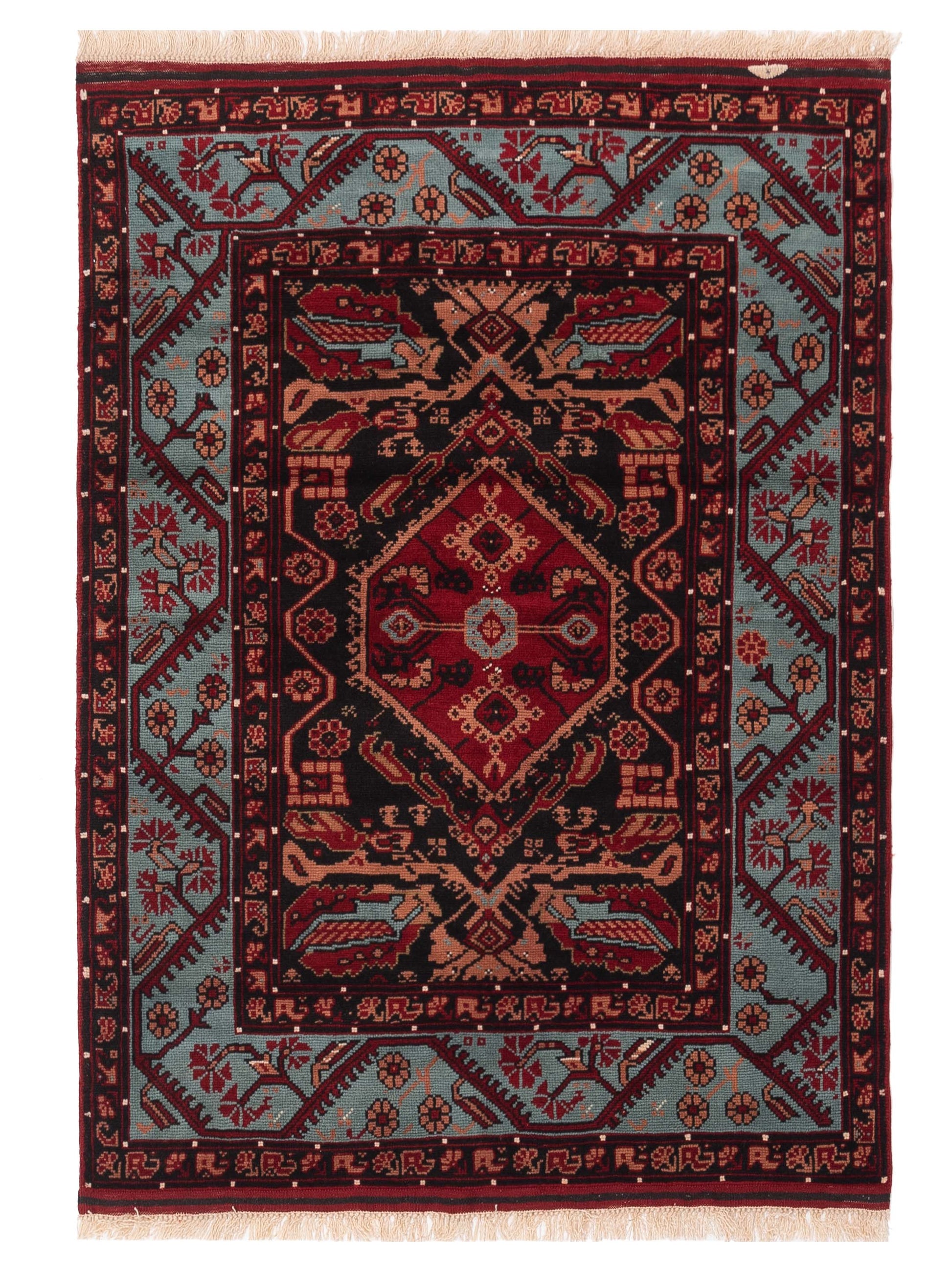 Pasha Turkish Shirwan  Black Blue Traditional
