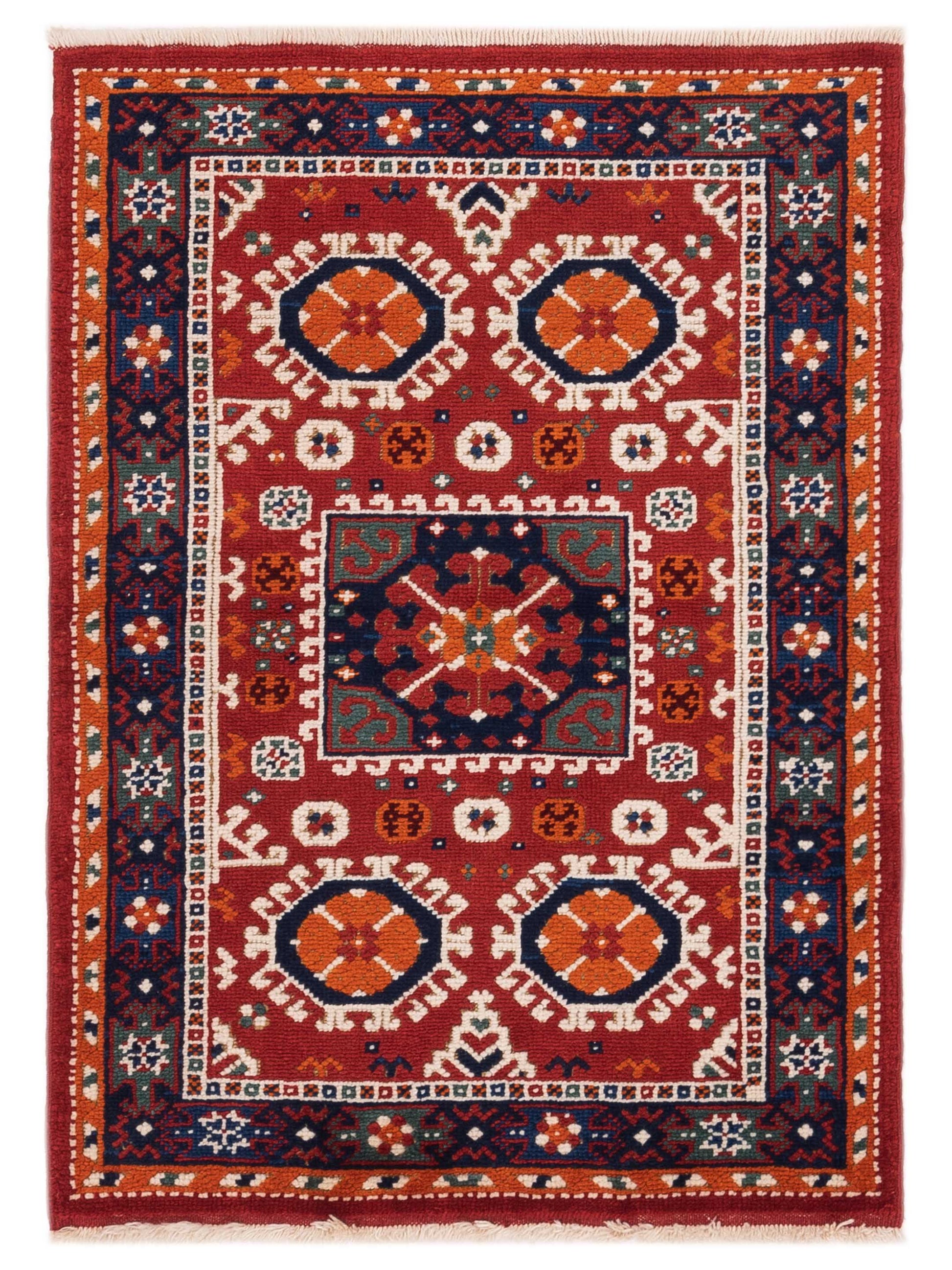 Pasha Turkish Shirwan  Orange Navy Traditional