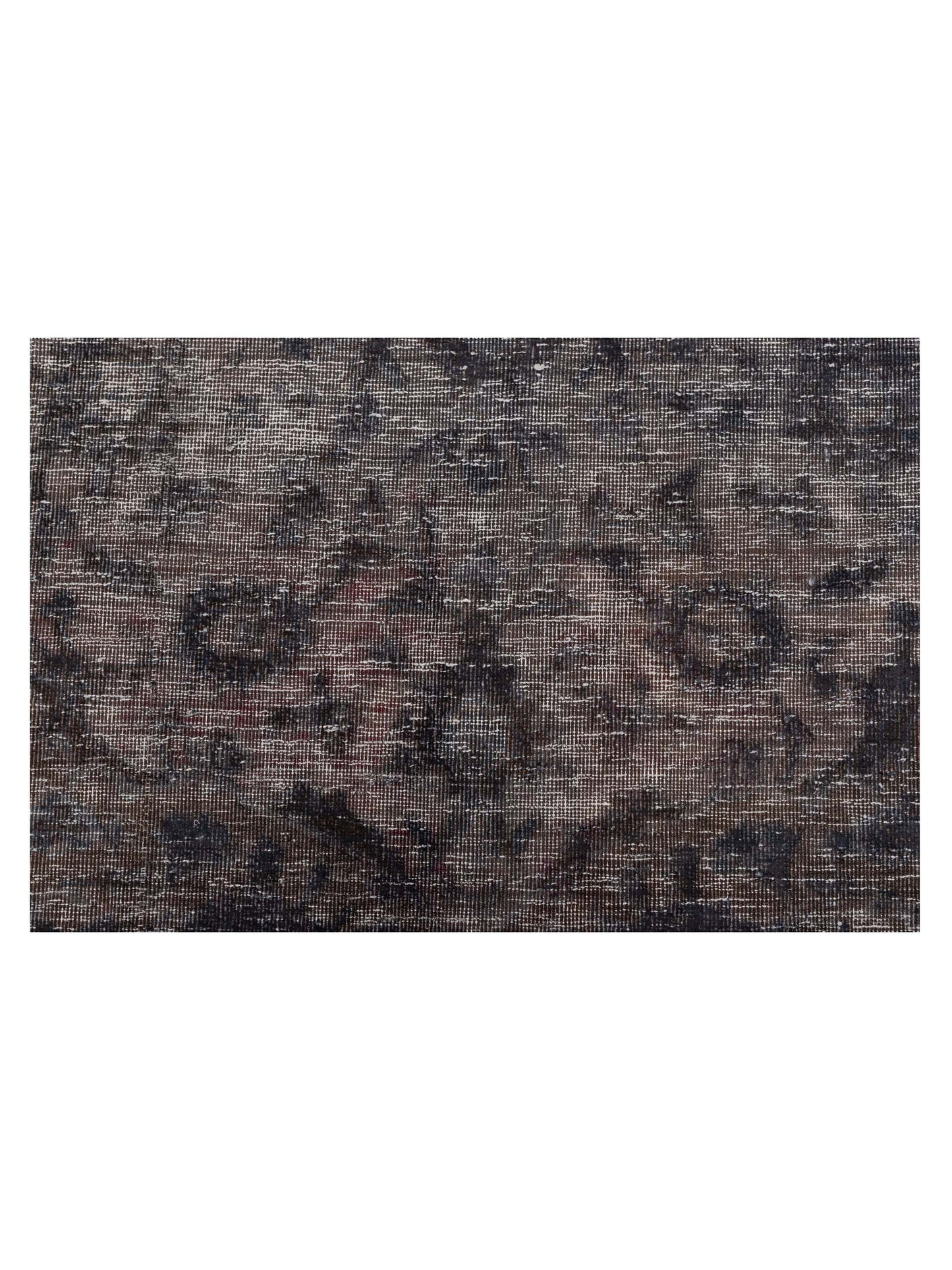 Vintage 130338 Dark Gray 9.9x13.2 Hand Knotted Rug