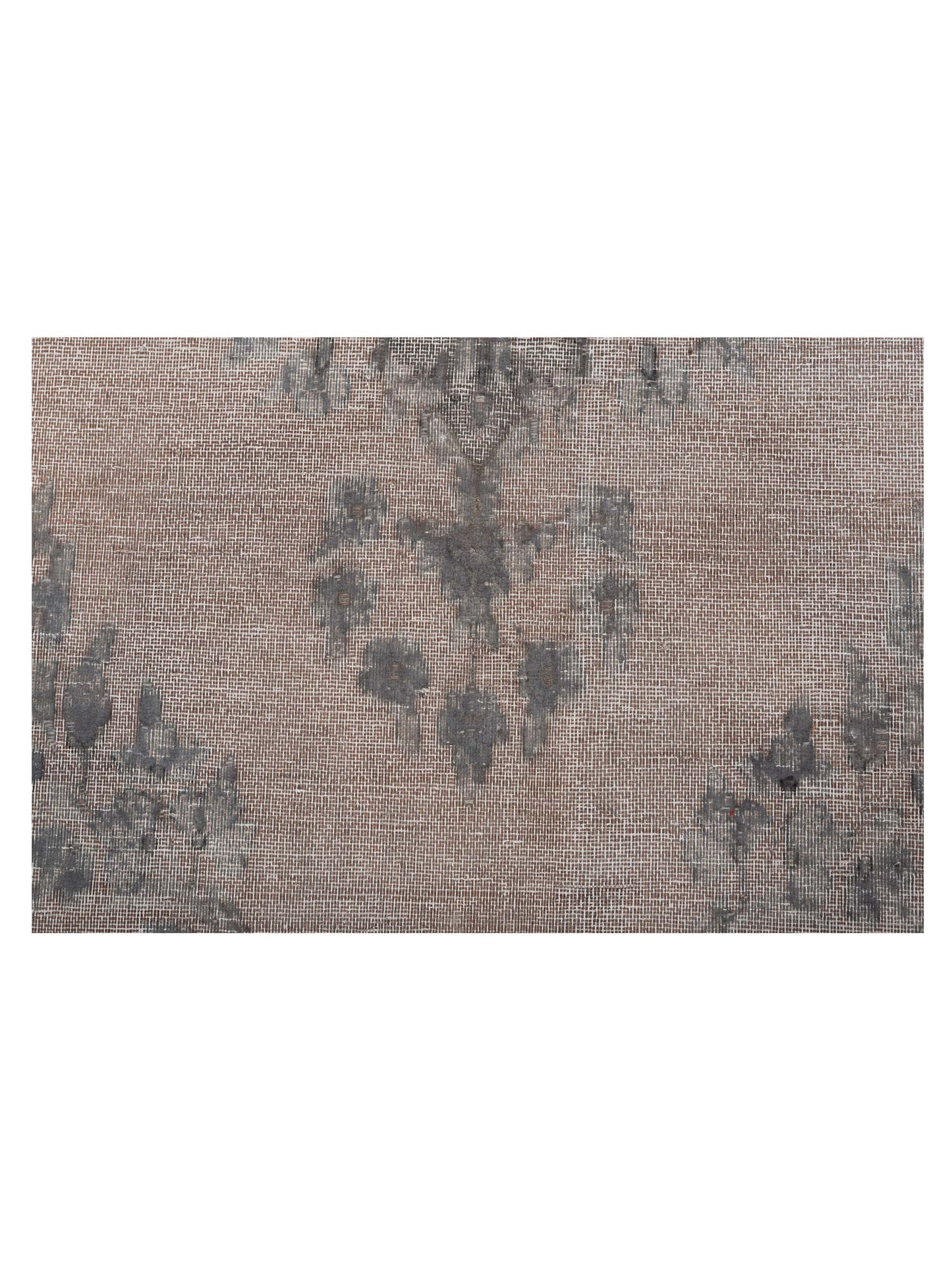 Vintage 130348 Light Gray 9.10x13.6 Hand Knotted Rug