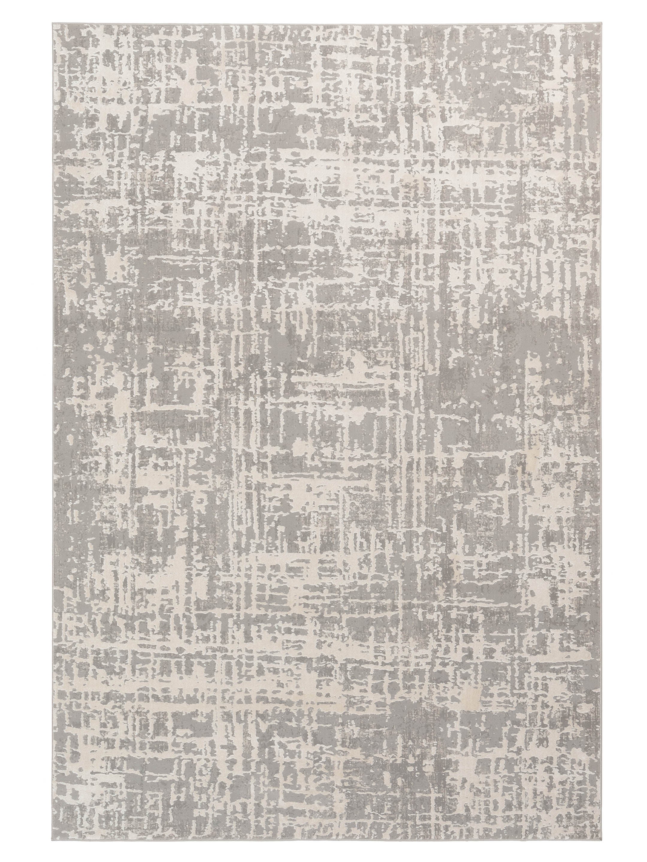 Palermo 130392 Silver Ivory 6.7x9.6 Machine Made Rug – Anadol Rugs