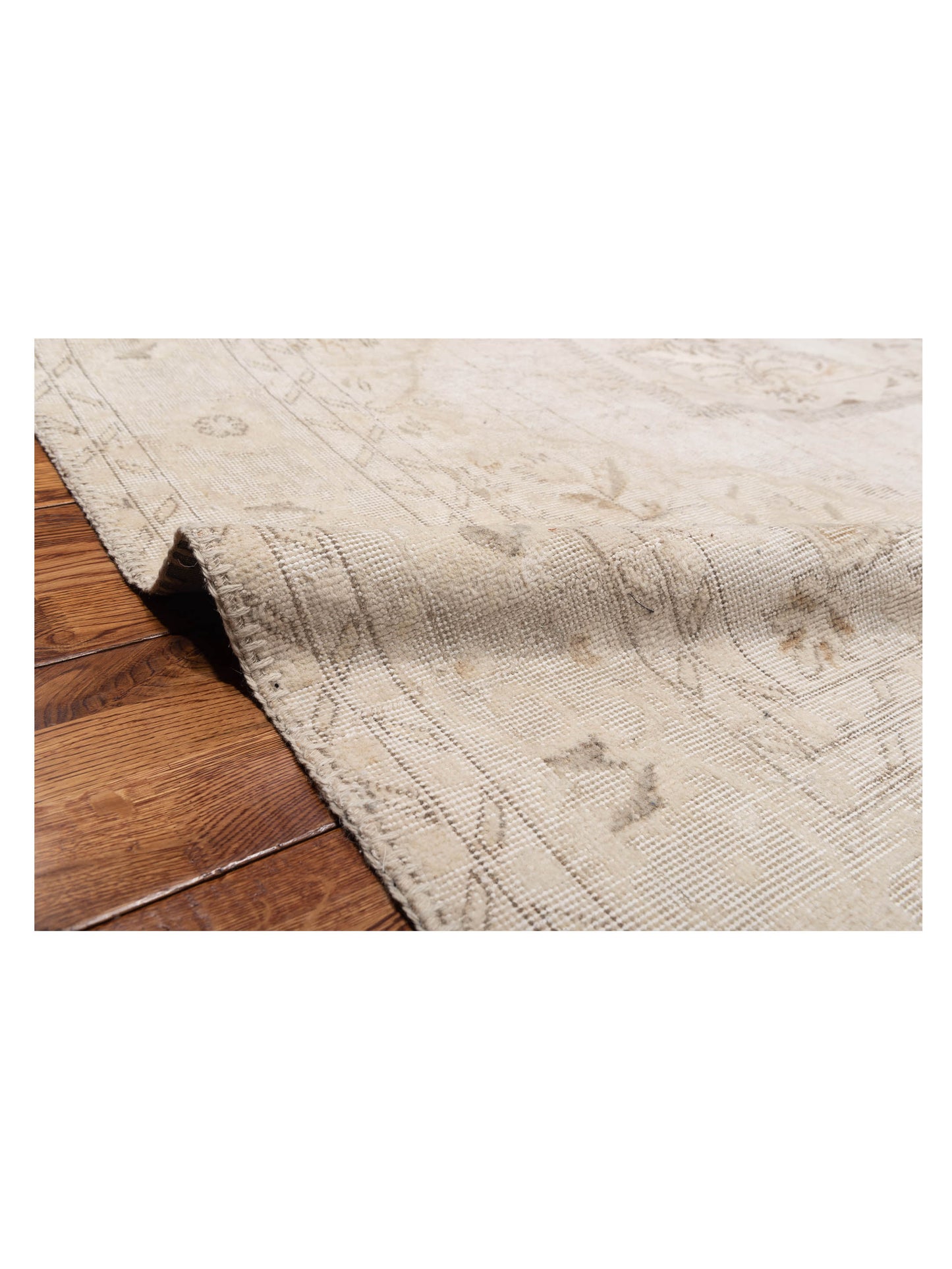 Turkish Vestige Patchwork 130950 Natural 10x13.11 Hand Knotted Rug