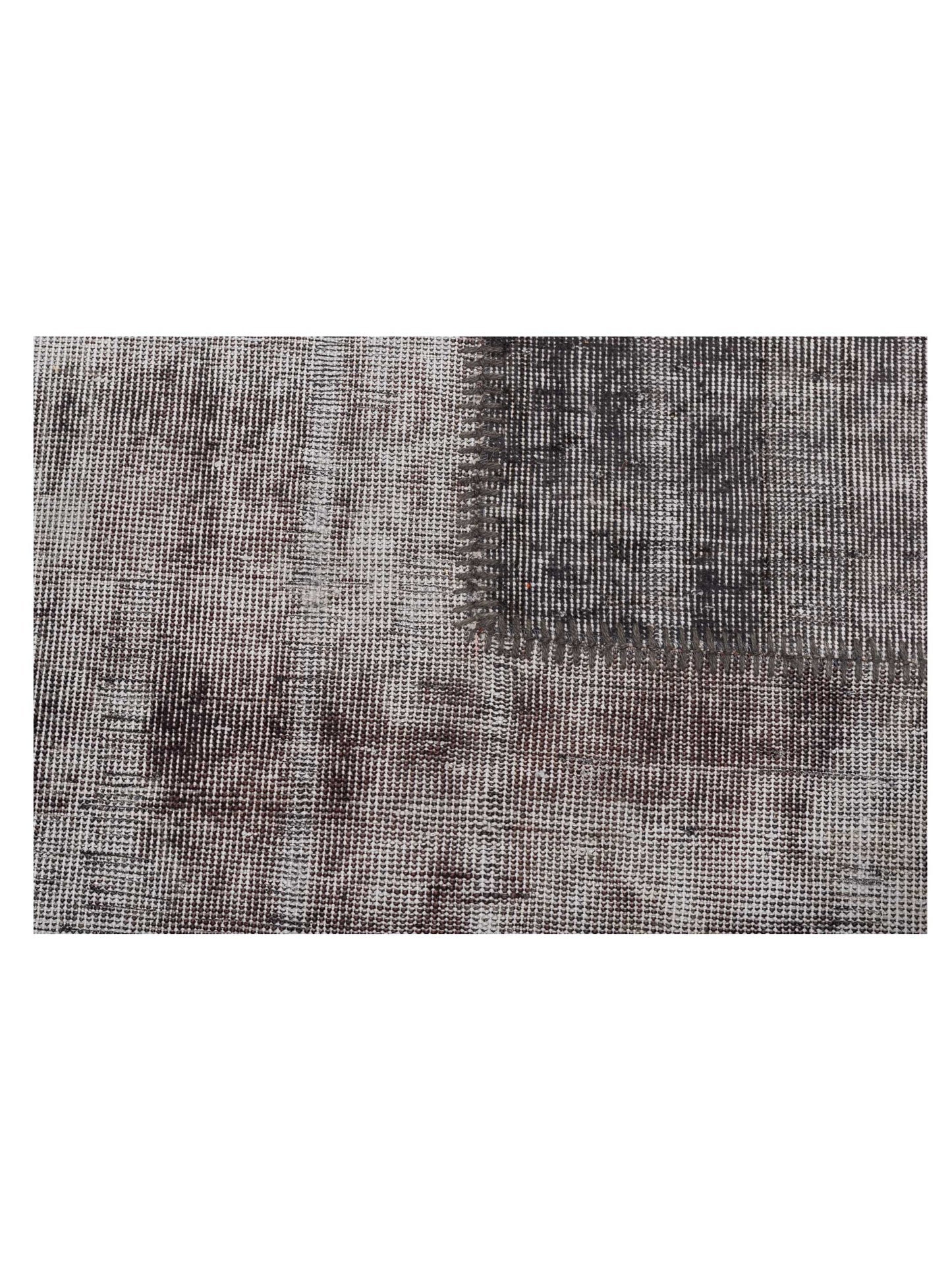 Turkish Vestige Patchwork 130960 Dark Gray 9x12 Hand Knotted Rug