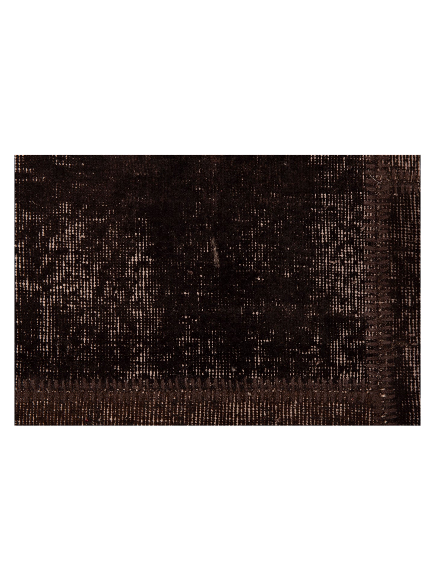 Turkish Vestige Patchwork 131004 Dark Brown 9.1x12 Hand Knotted Rug