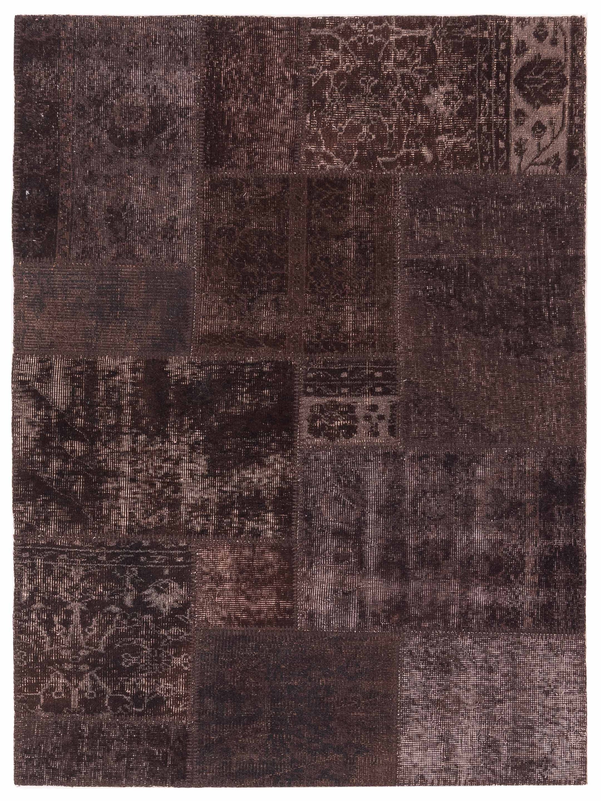 Pasha Turkish Vestige Patchwork  Dark Brown  Contemporary