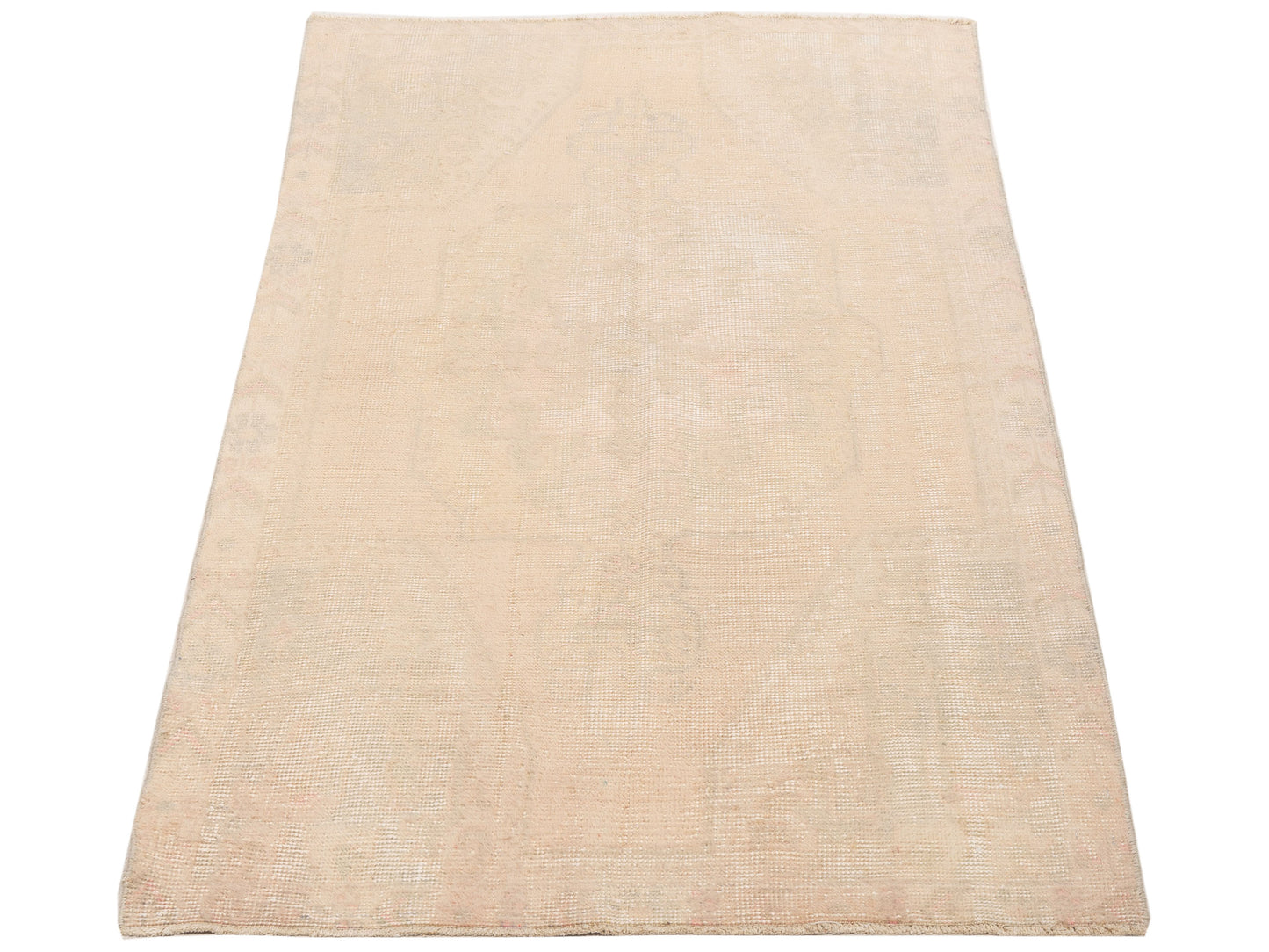 Old Anatolian 131121 Beige 4.2x7 Hand Knotted Rug